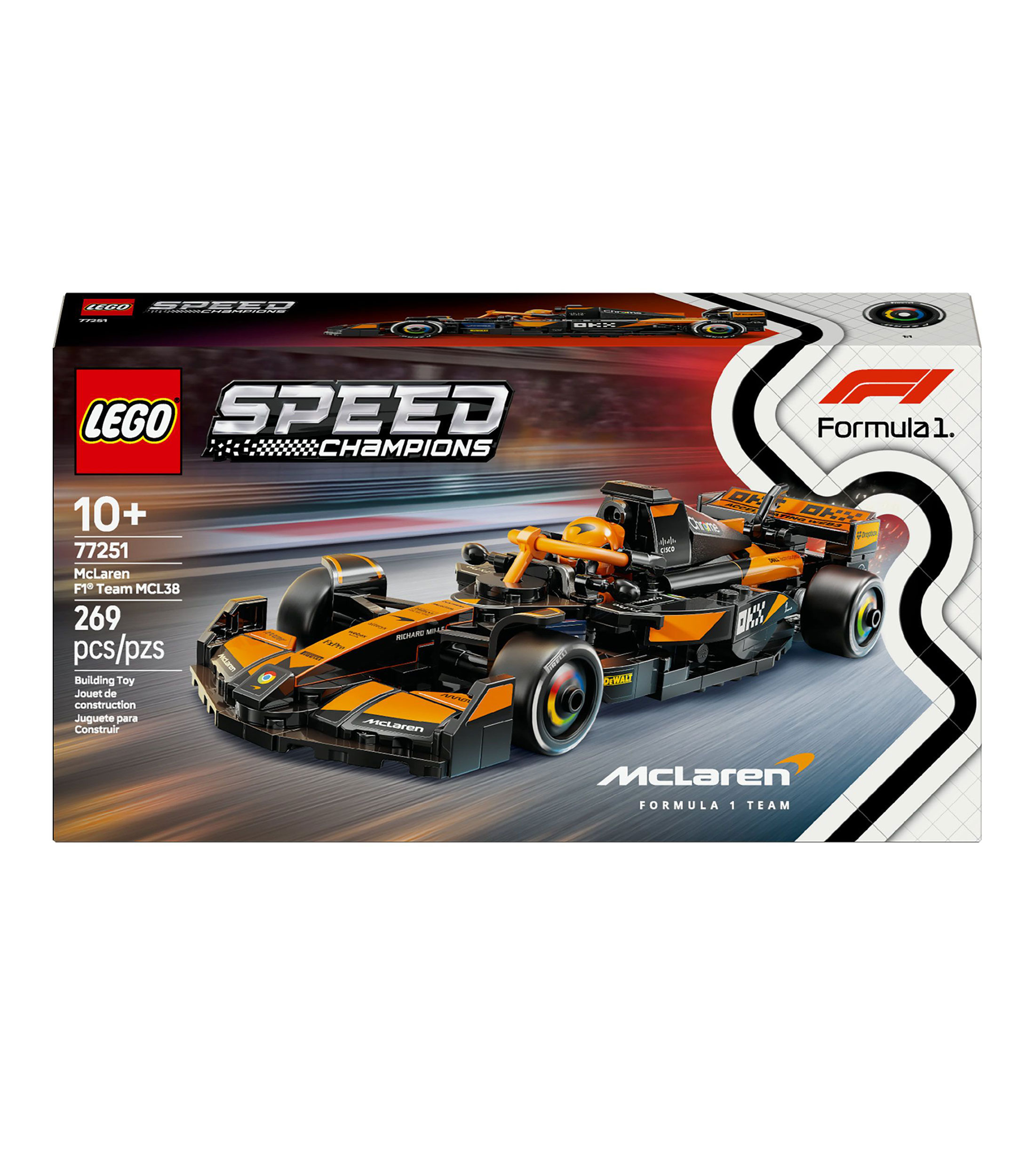 Lego Speed Champions Auto de Carreras McLaren F1 Team MCL38 77251