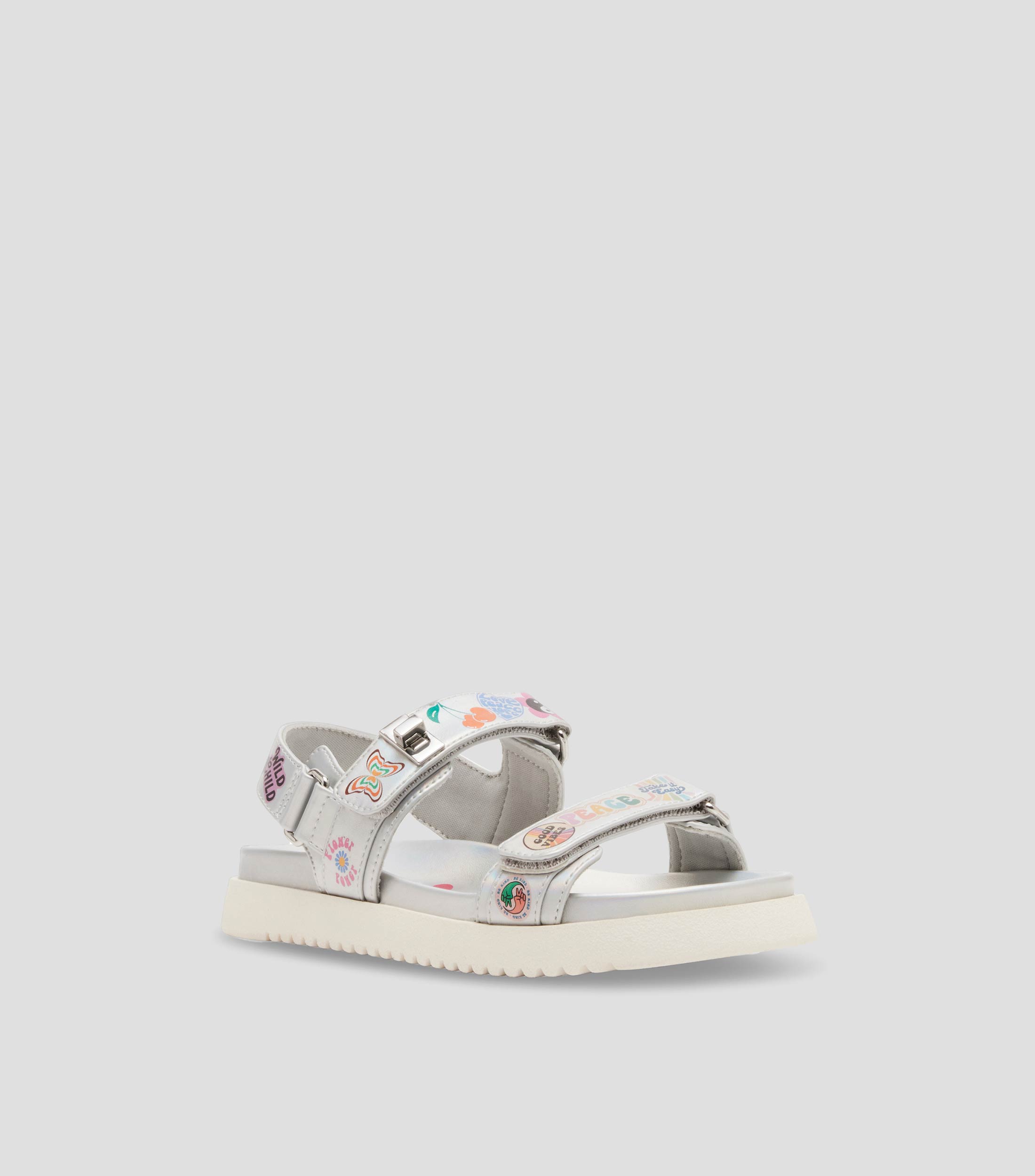 Sandalias planas con tiras Niña