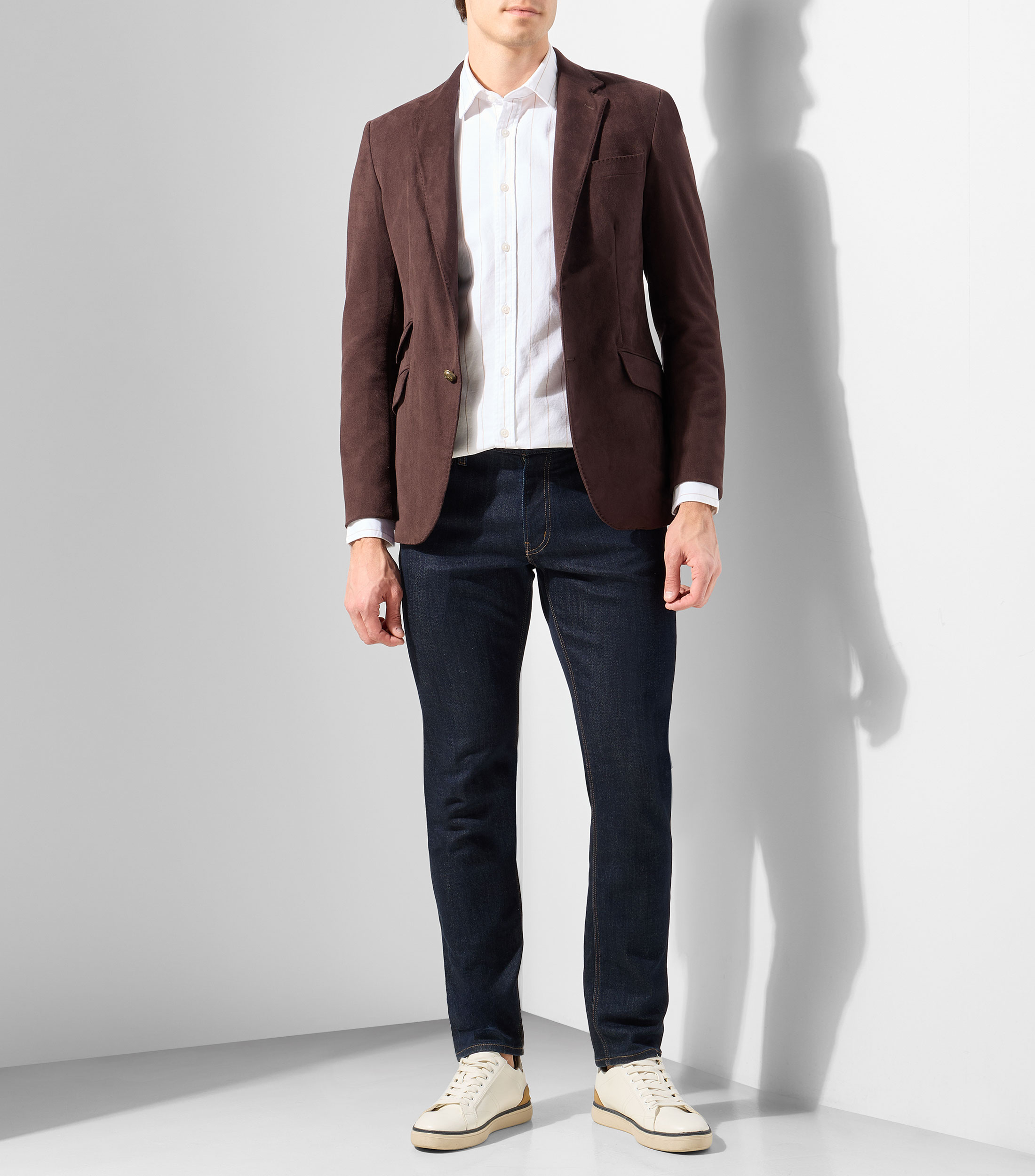 Camisa rayas manga larga Hombre