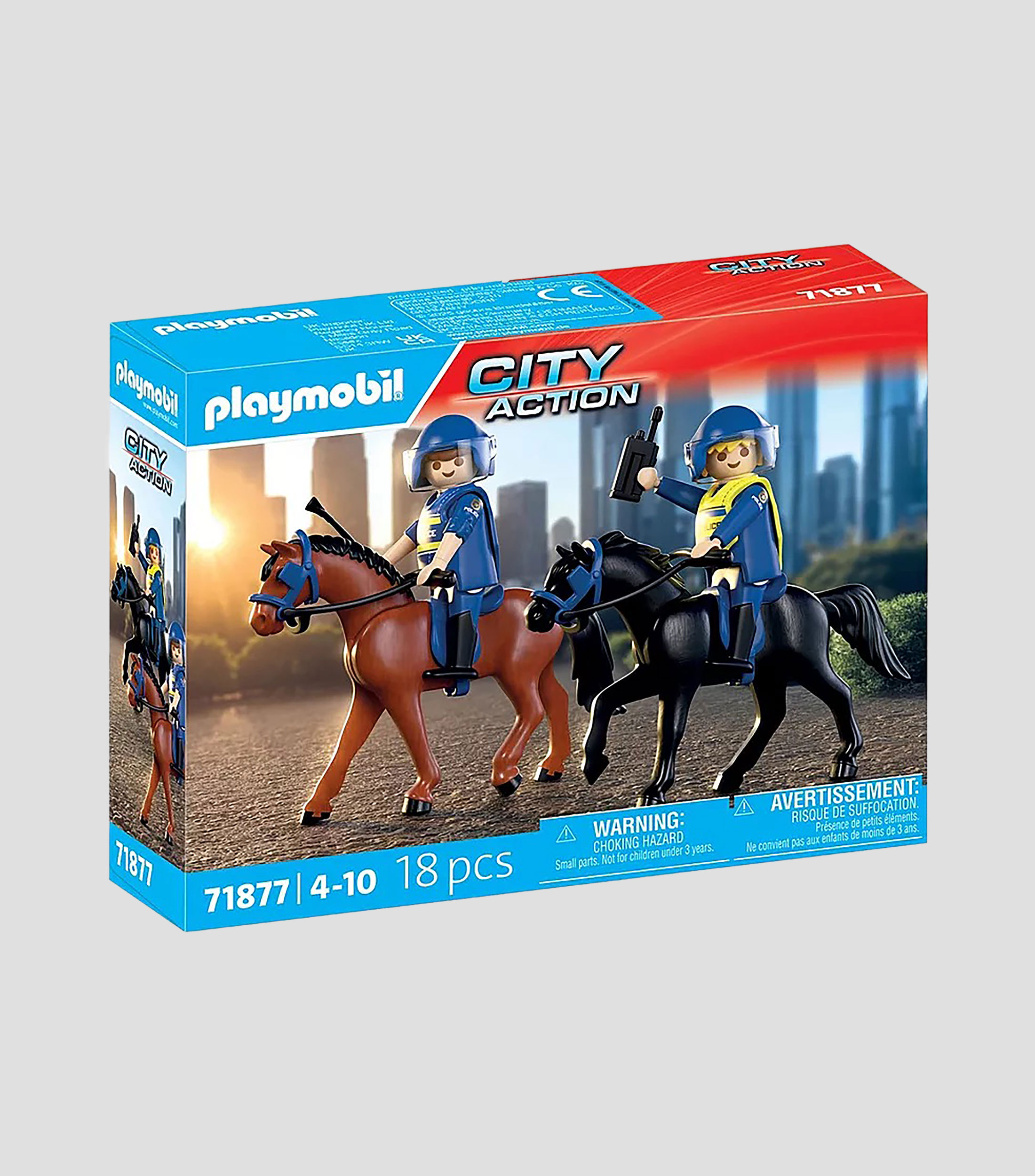 Playset Escuadrón policial a caballo