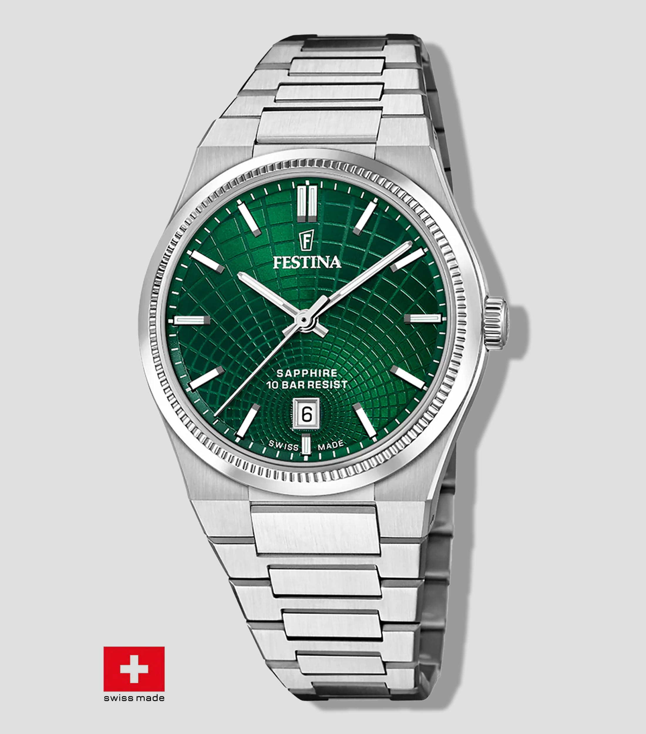 Reloj para Hombre Rive De vestir, Plateado