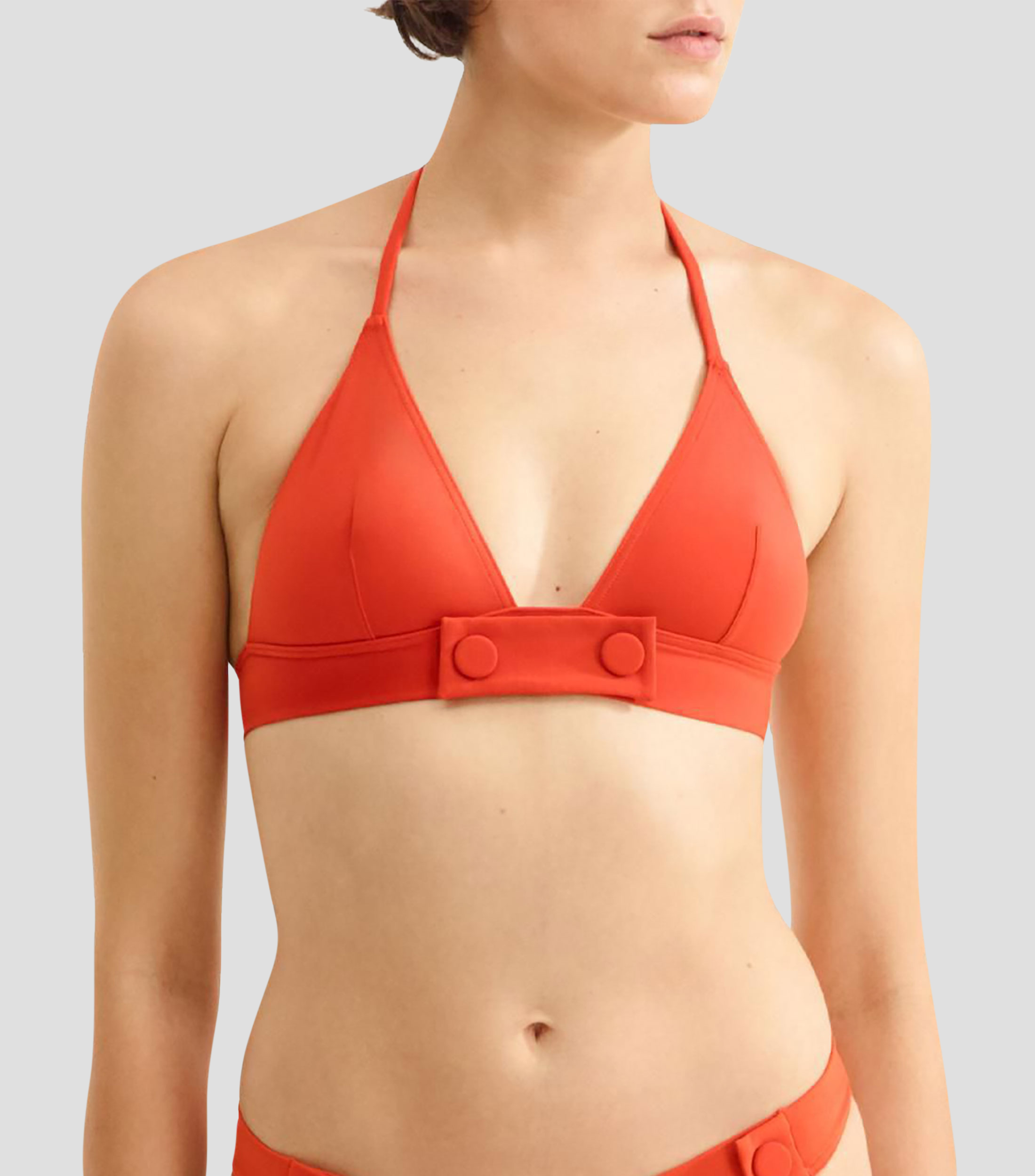 Bikini Top Triangular Bord Mujer