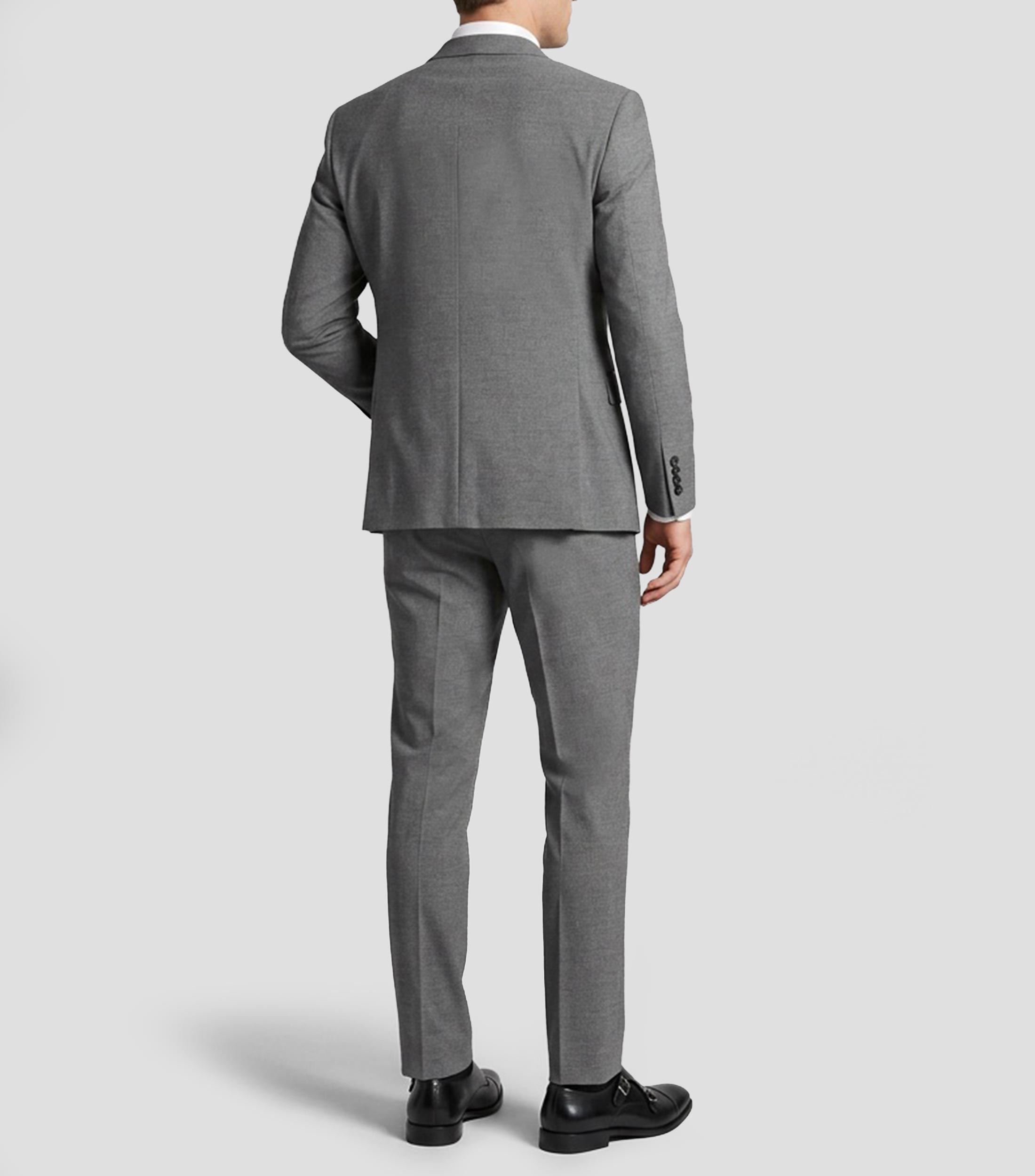 Traje corte regular jaspeado Hombre