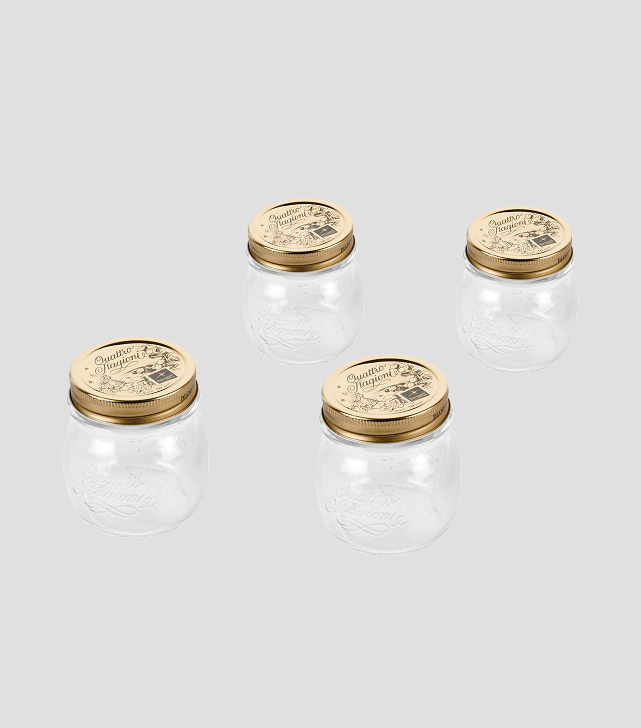 Set 4 Frascos Quattro Stagioni