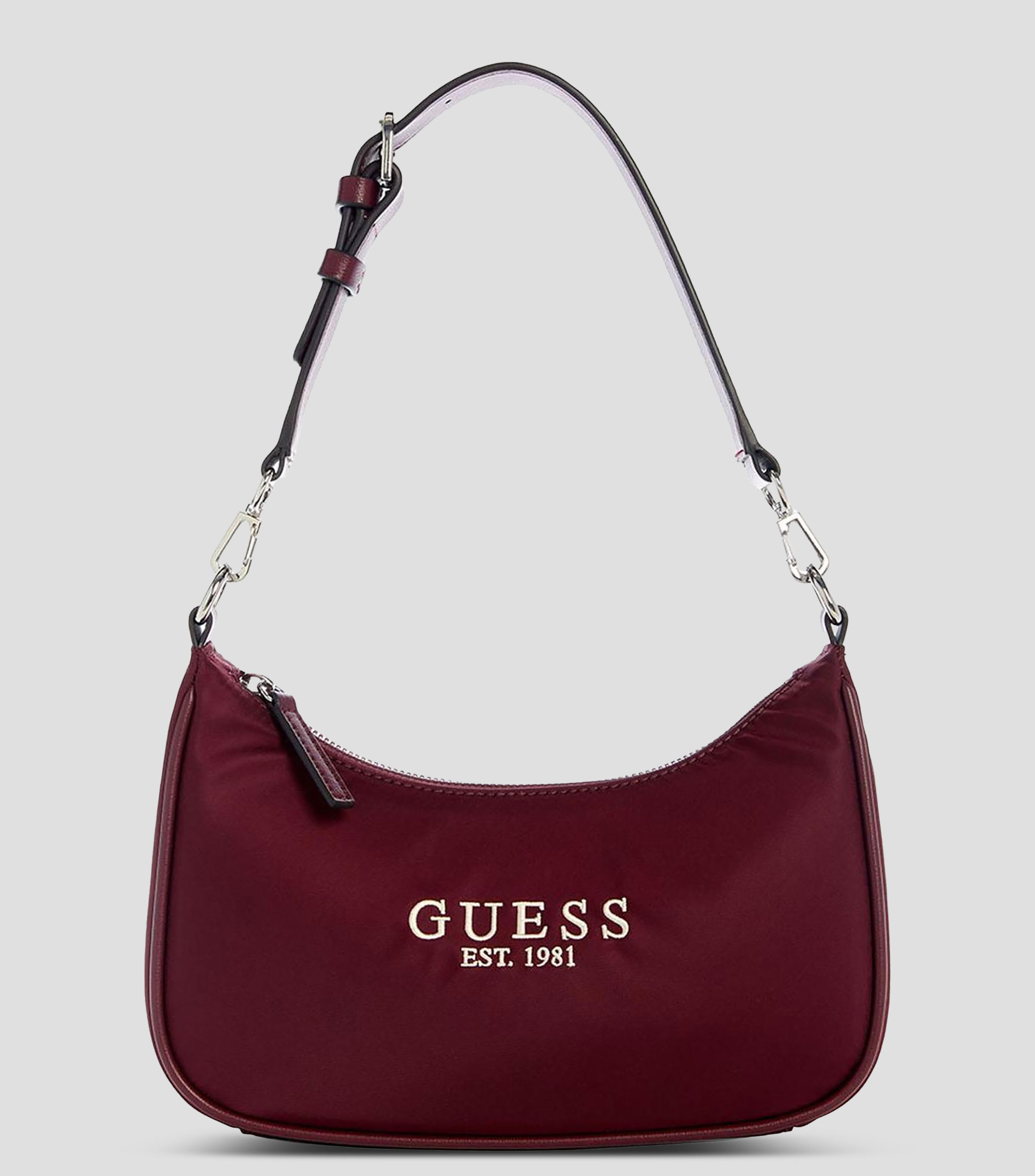 Bolsa shoulder roja Arona con logotipo Mujer