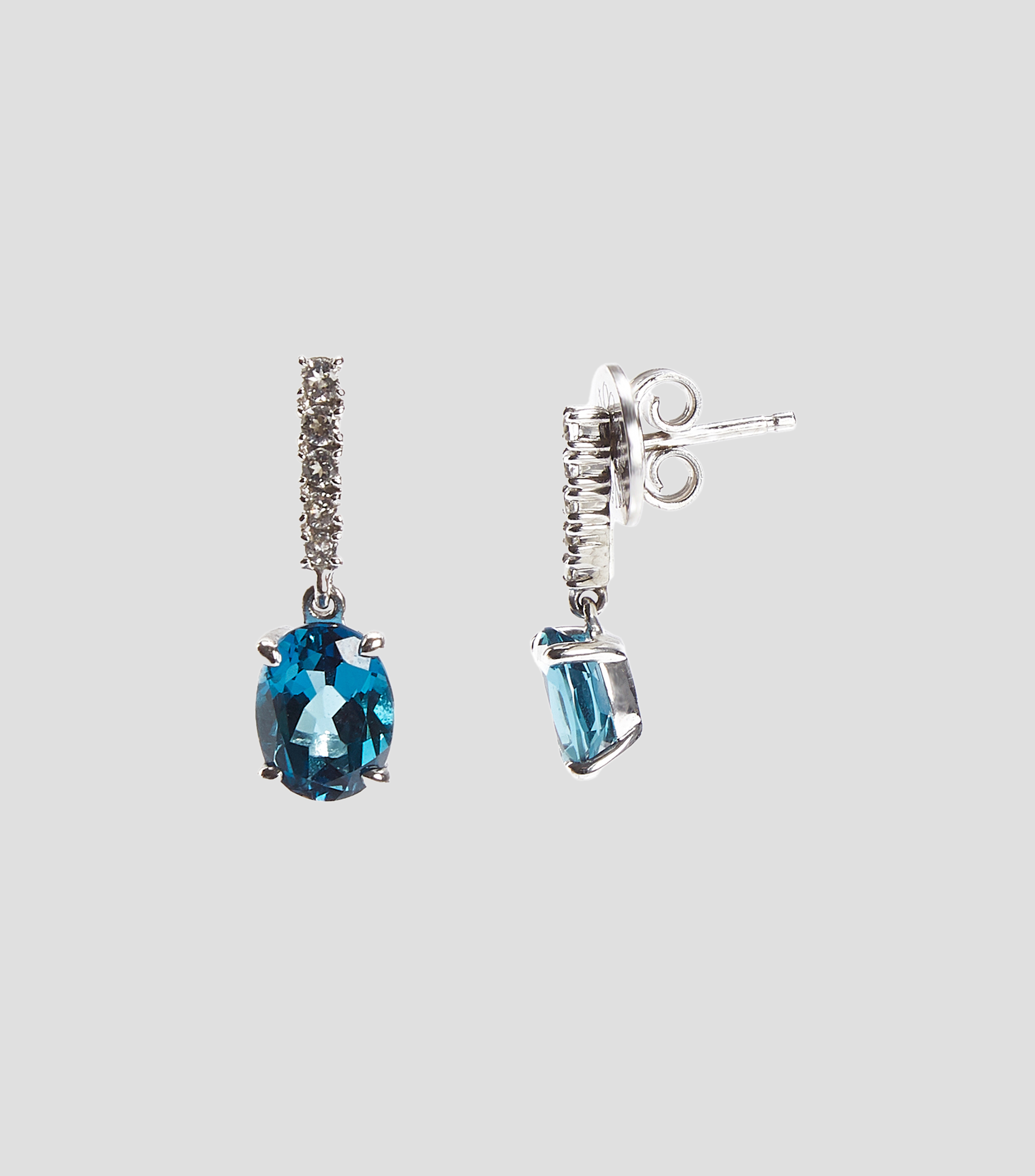 Aretes en plata de ley 925 Mujer