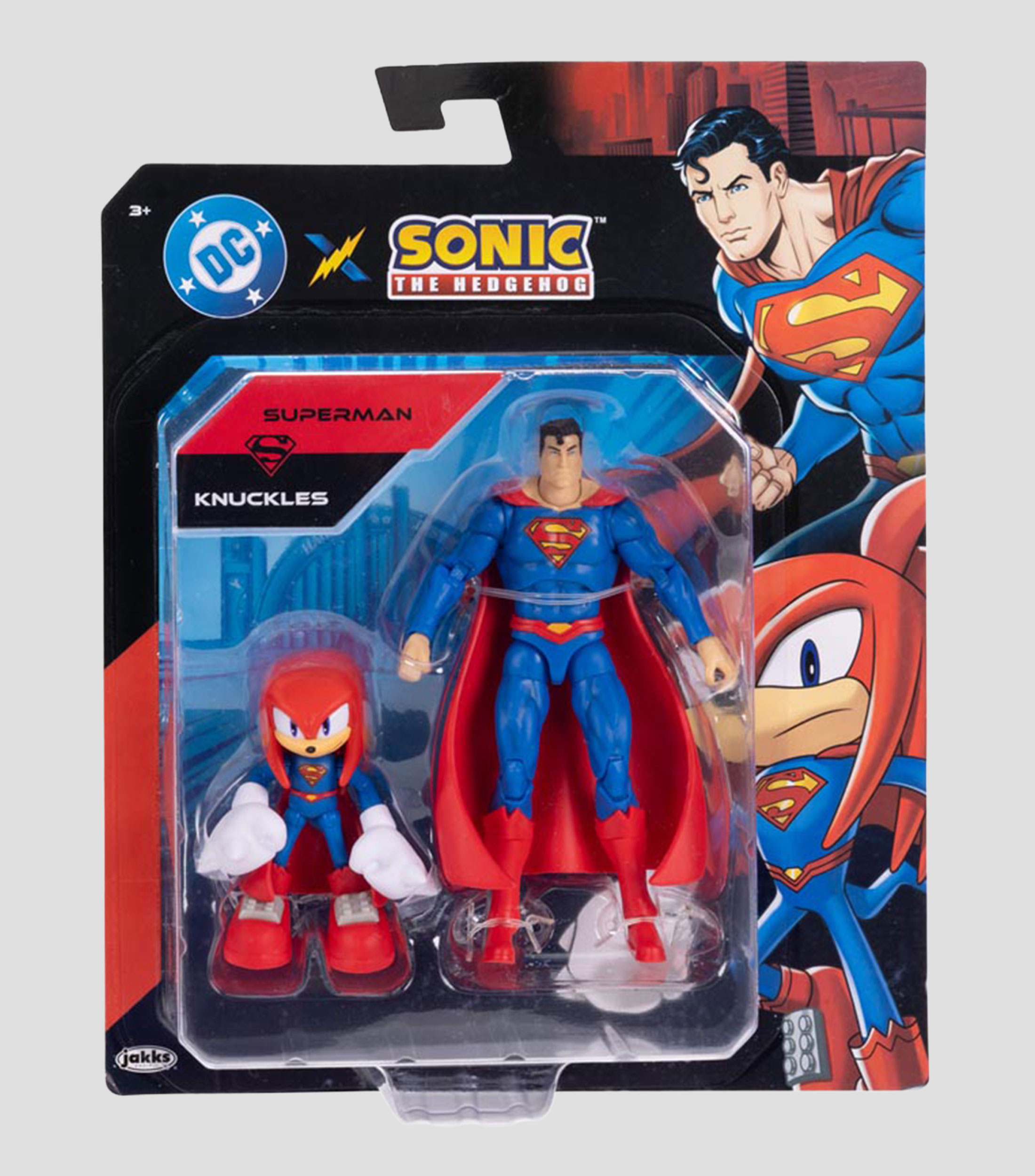 Playset Sonic The Hedgehog DC Superman Knuckles