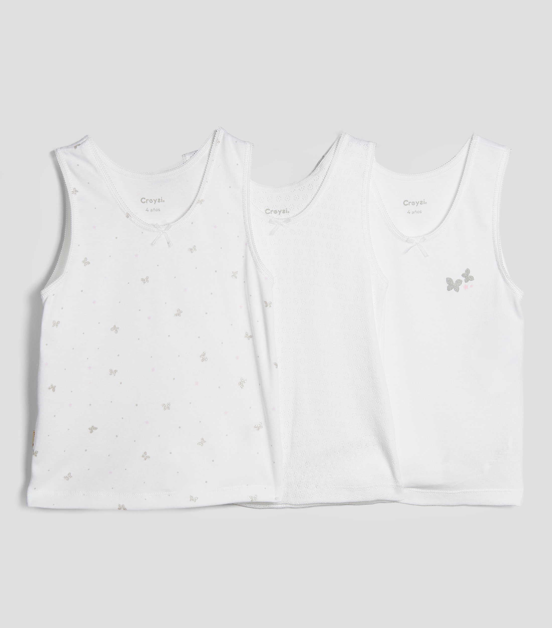 Set 3 camisetas interiores Niña