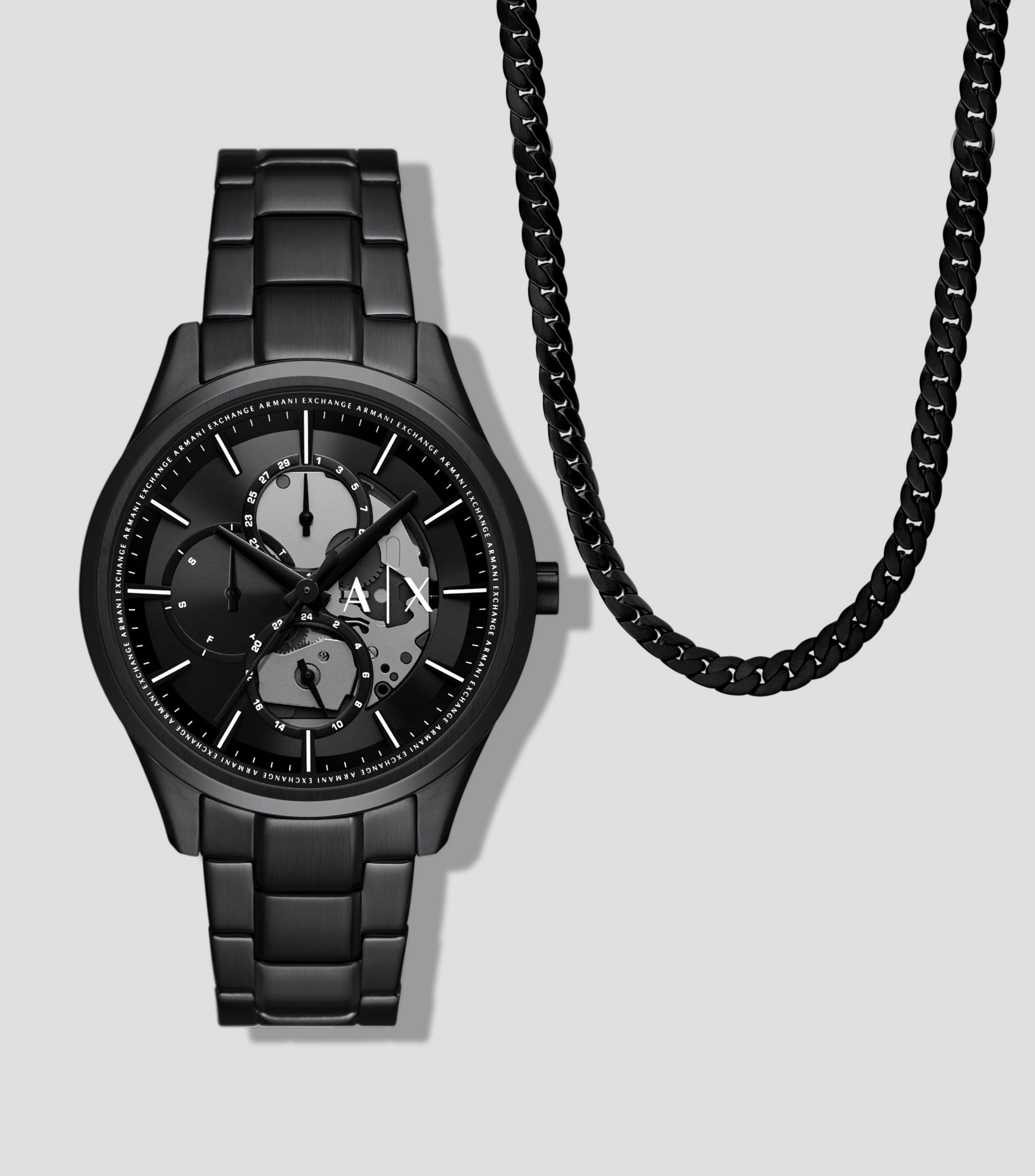 Set de Reloj y Pulsera para Hombre