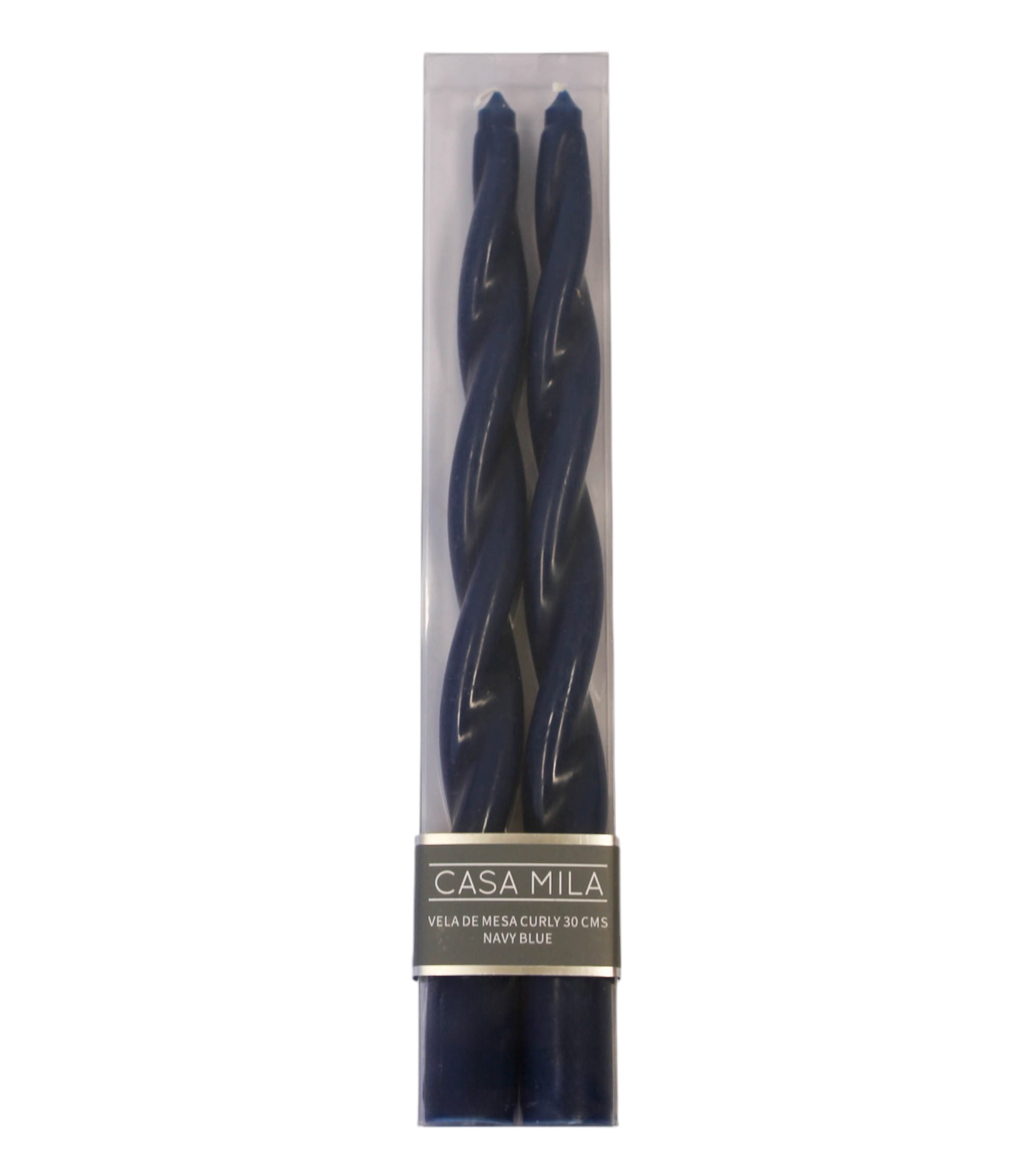 Set 2 Velas Decorativas, Azul Marino