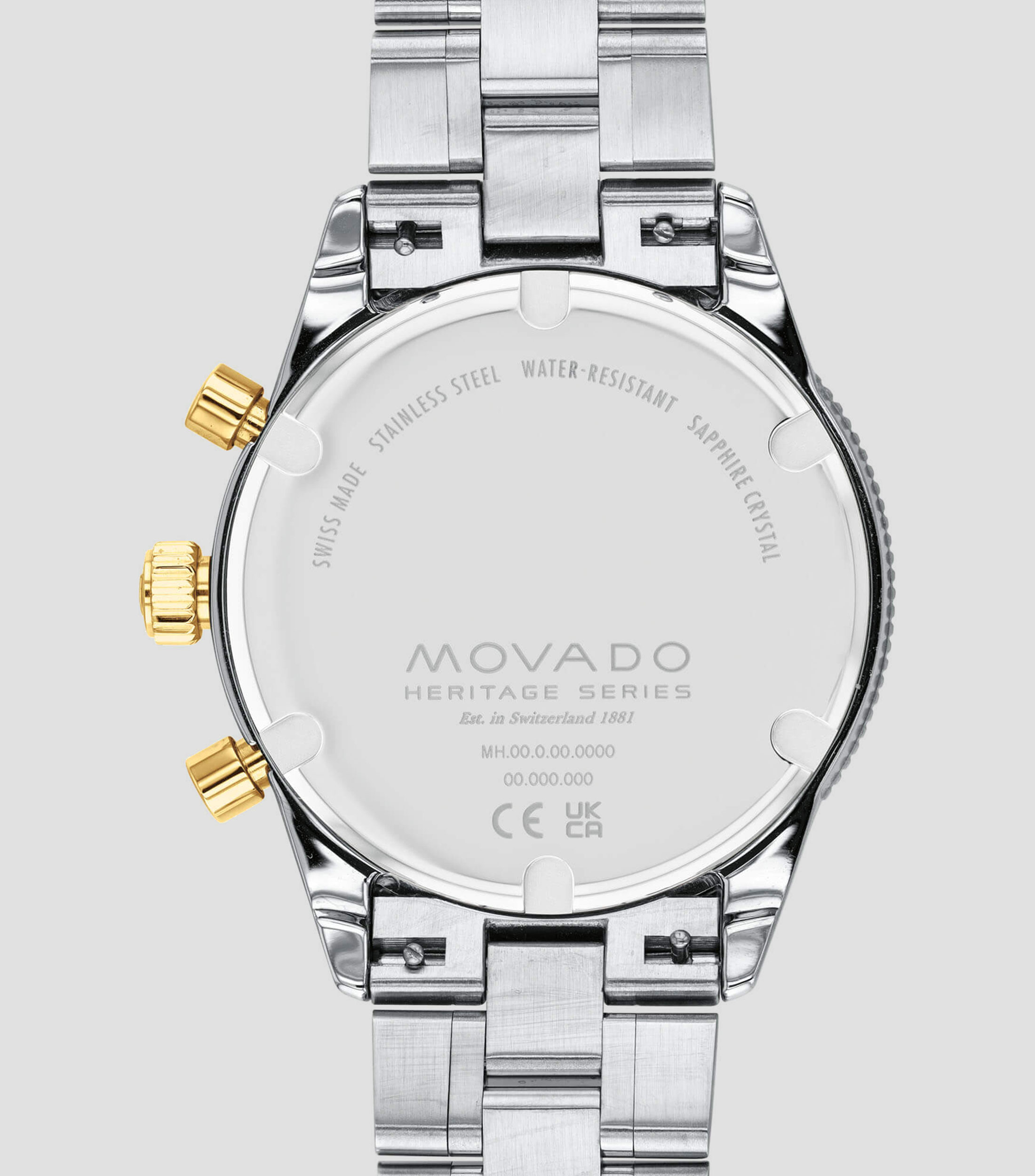 Reloj para Hombre Heritage Deportivo Plateado, Azul