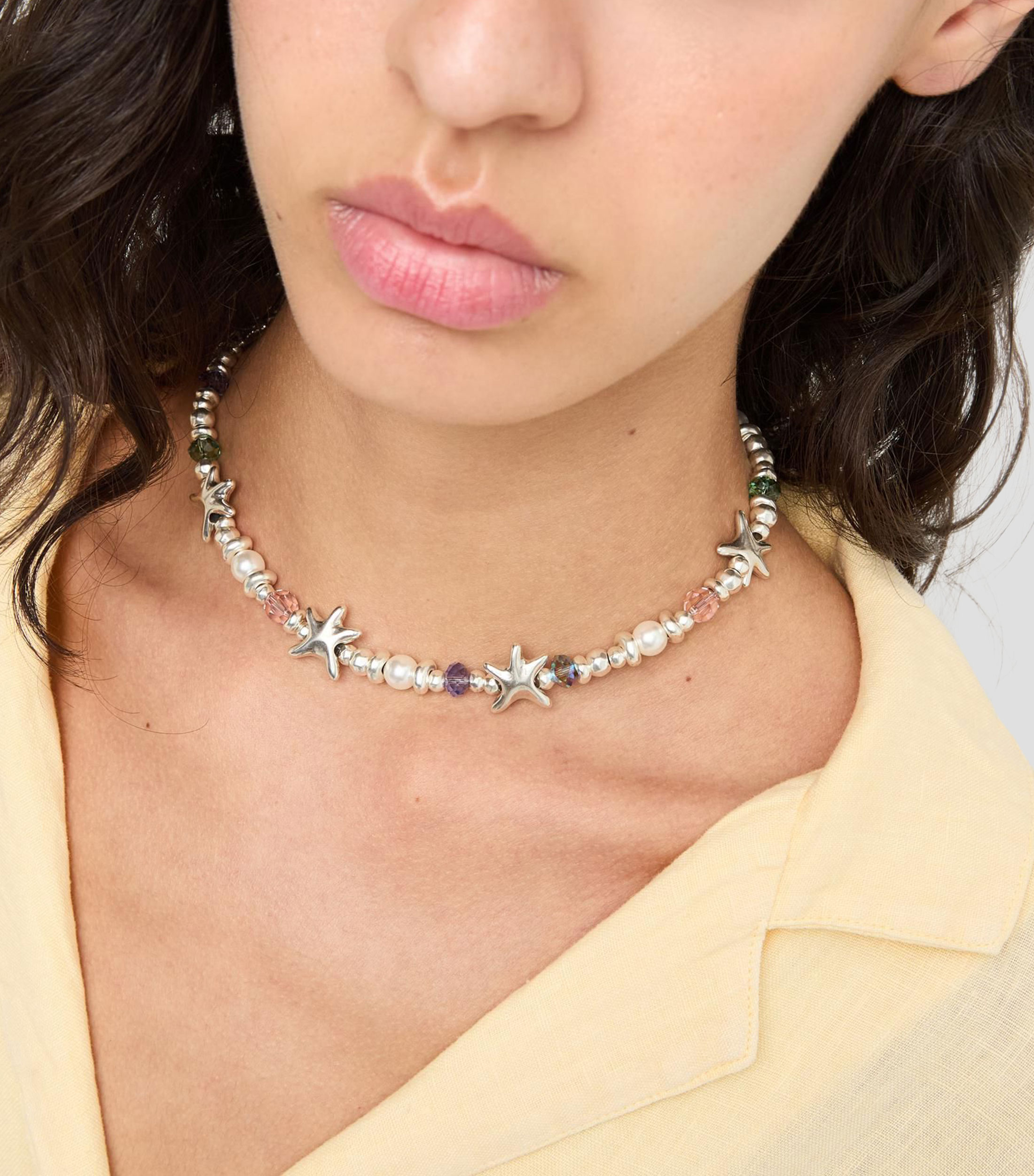 Collar estrellas Arcadia con cristales Mujer
