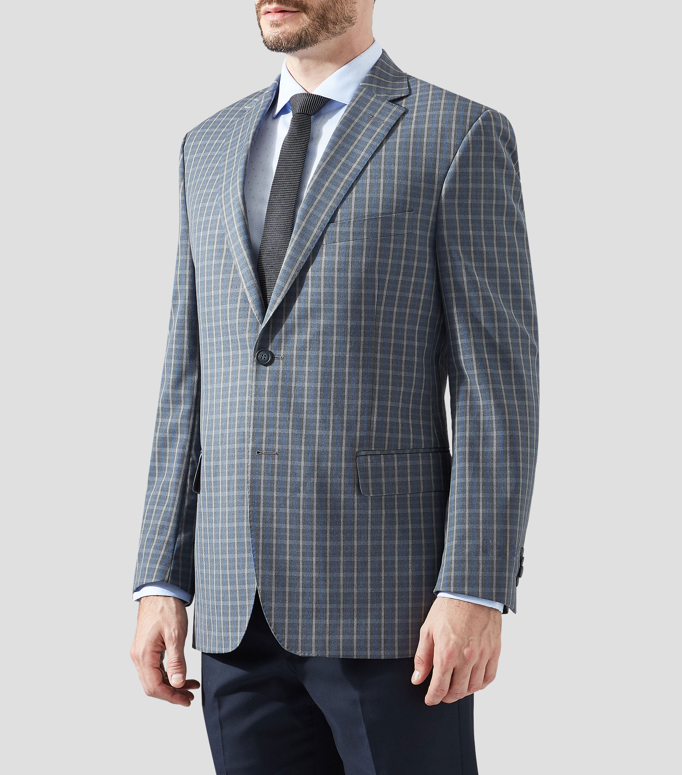 Saco Cuadros Hombre