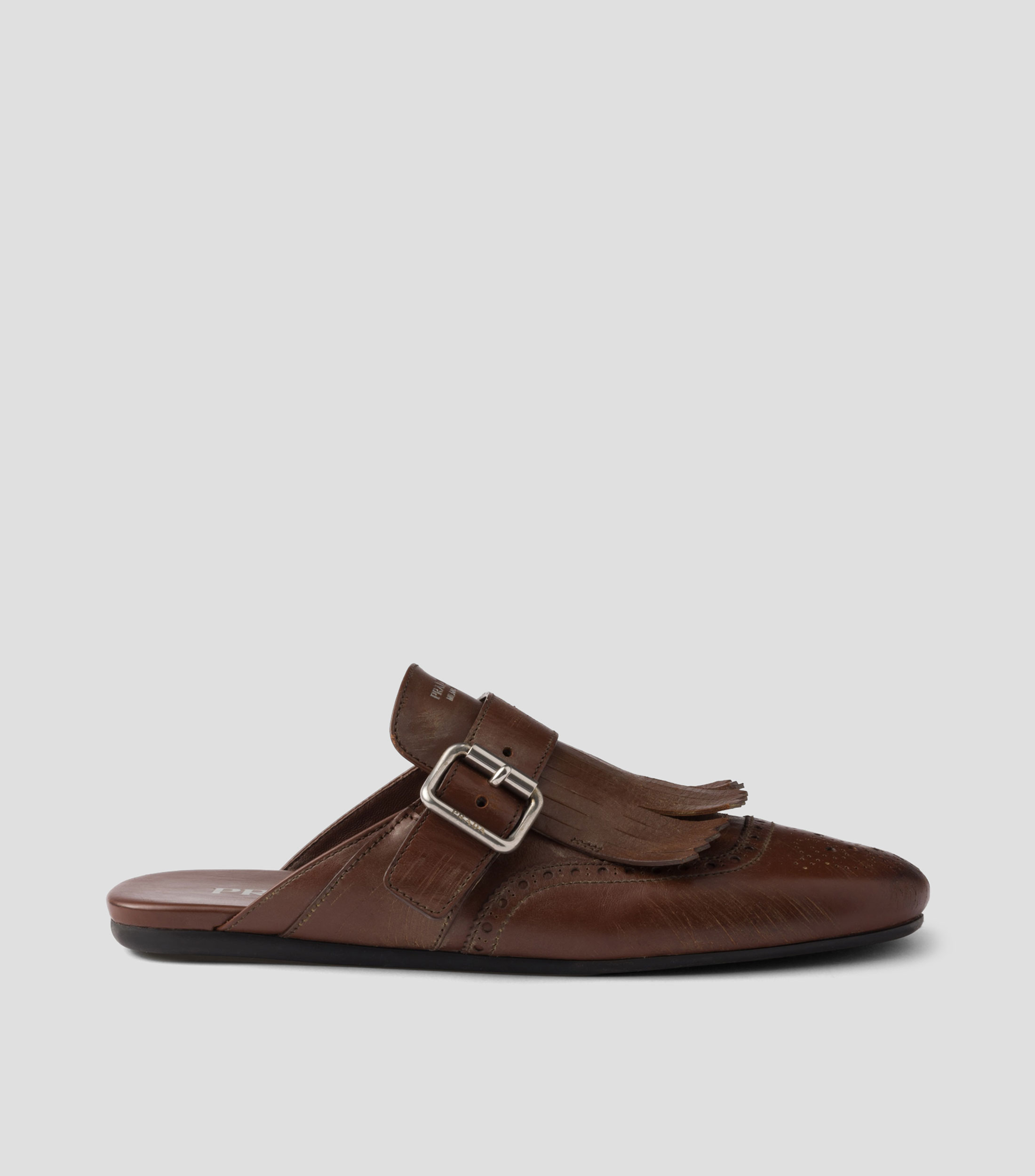 Mules Shuffle en piel Mujer
