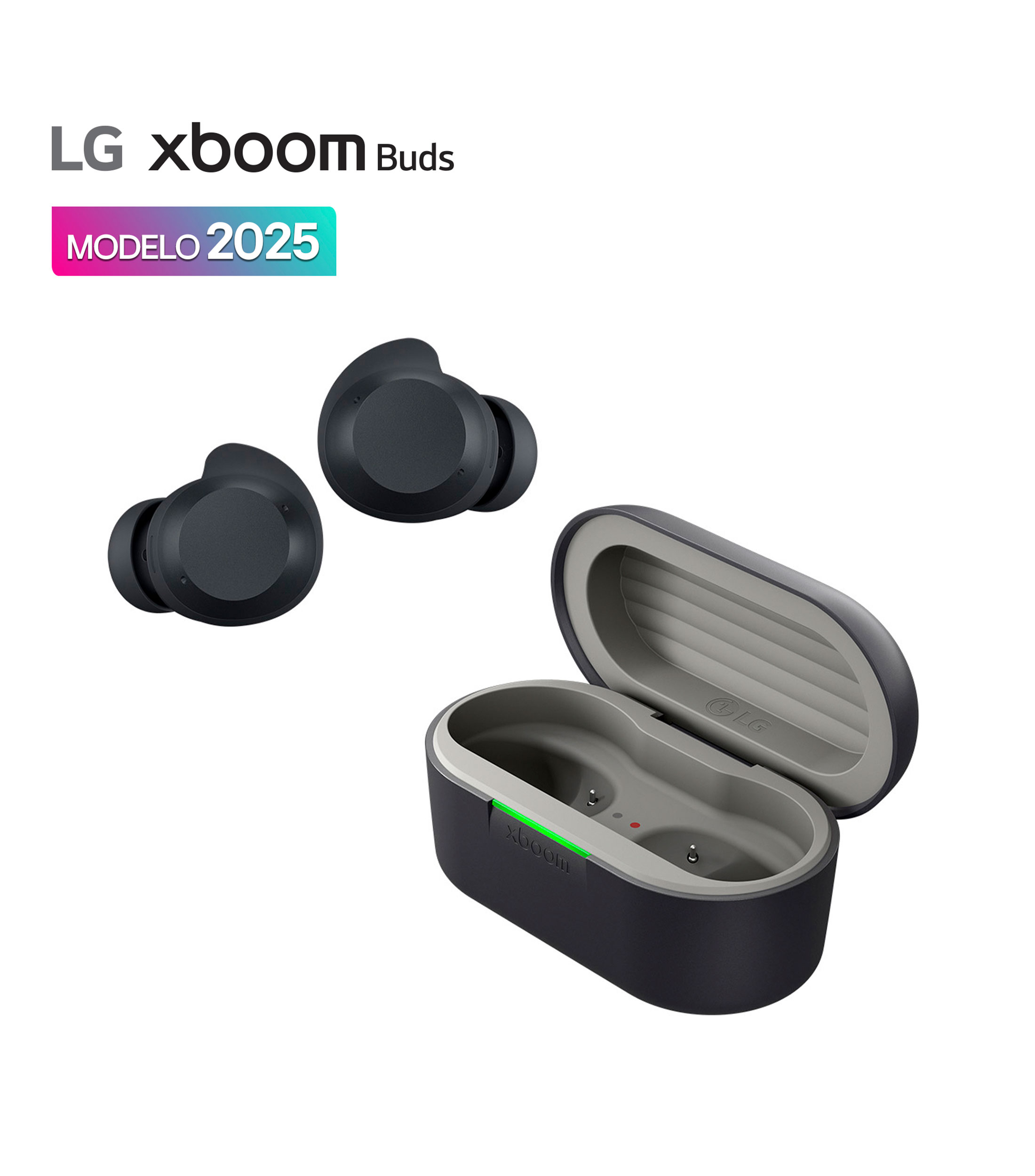 Audífonos Bluetooth LG xboom Buds by will.i.am con cancelación de Ruido Avanzada