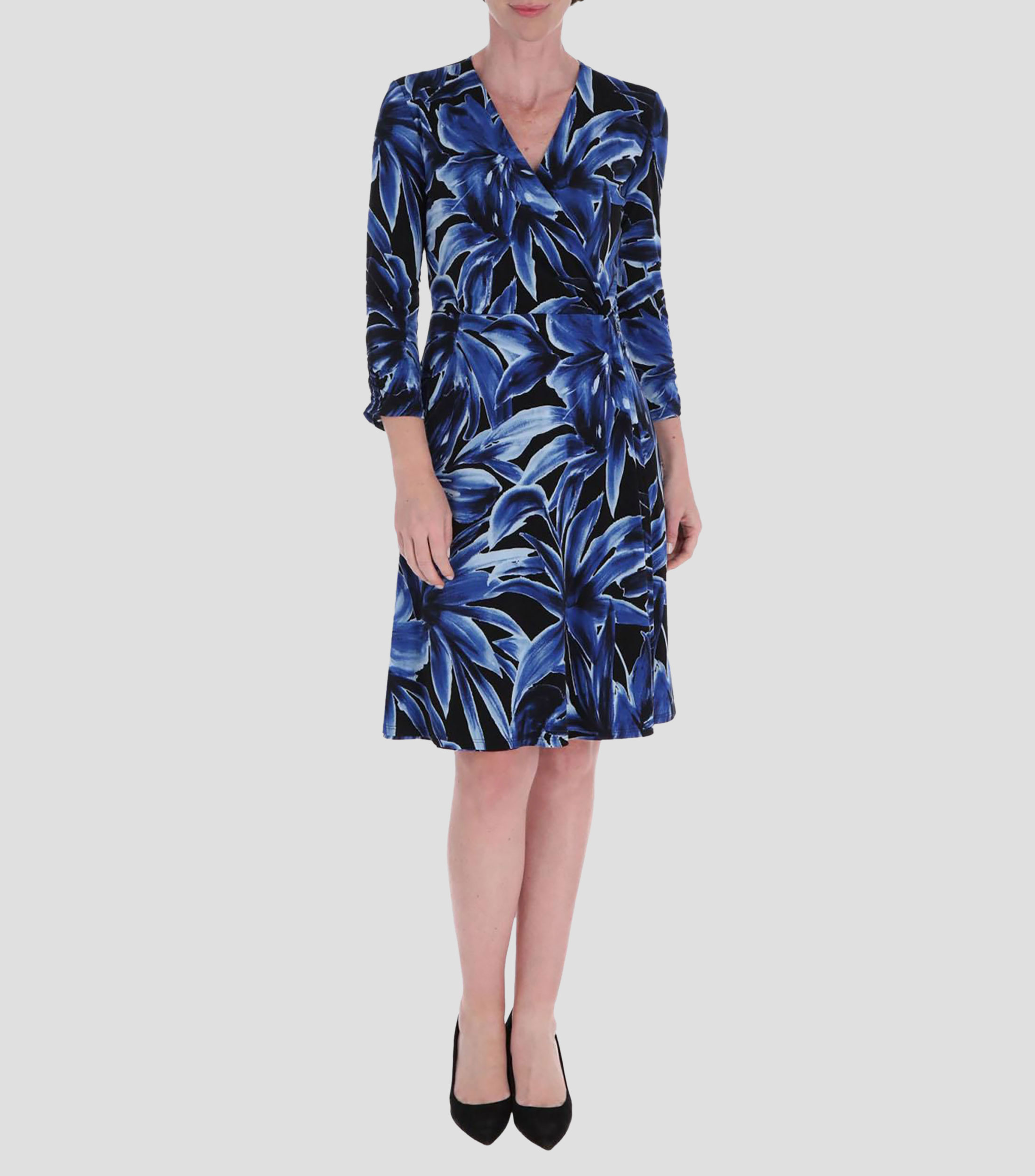 Vestido corto estampado Mujer