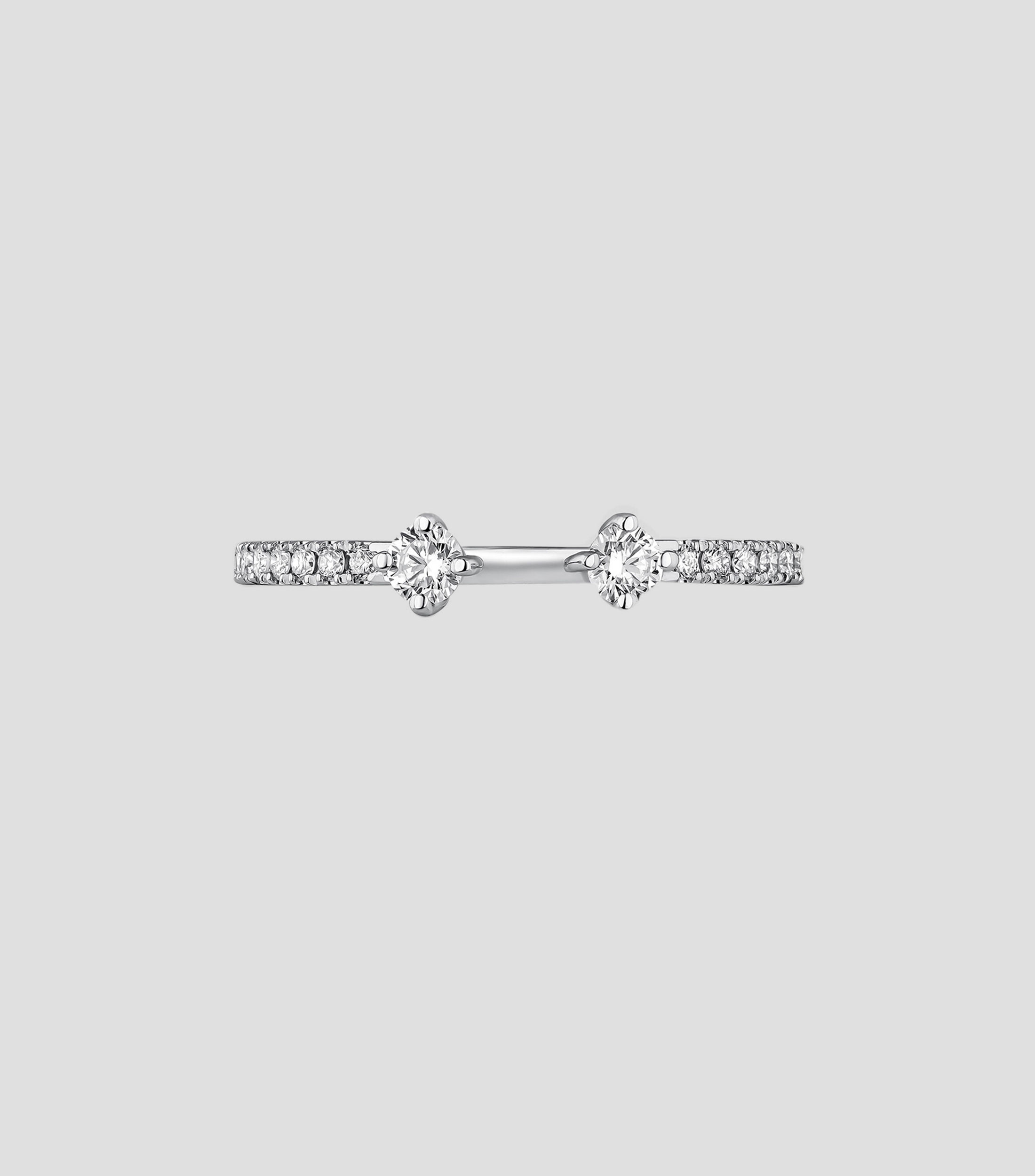 Anillo en oro blanco 18 Kts Cosette Mujer Talla 6