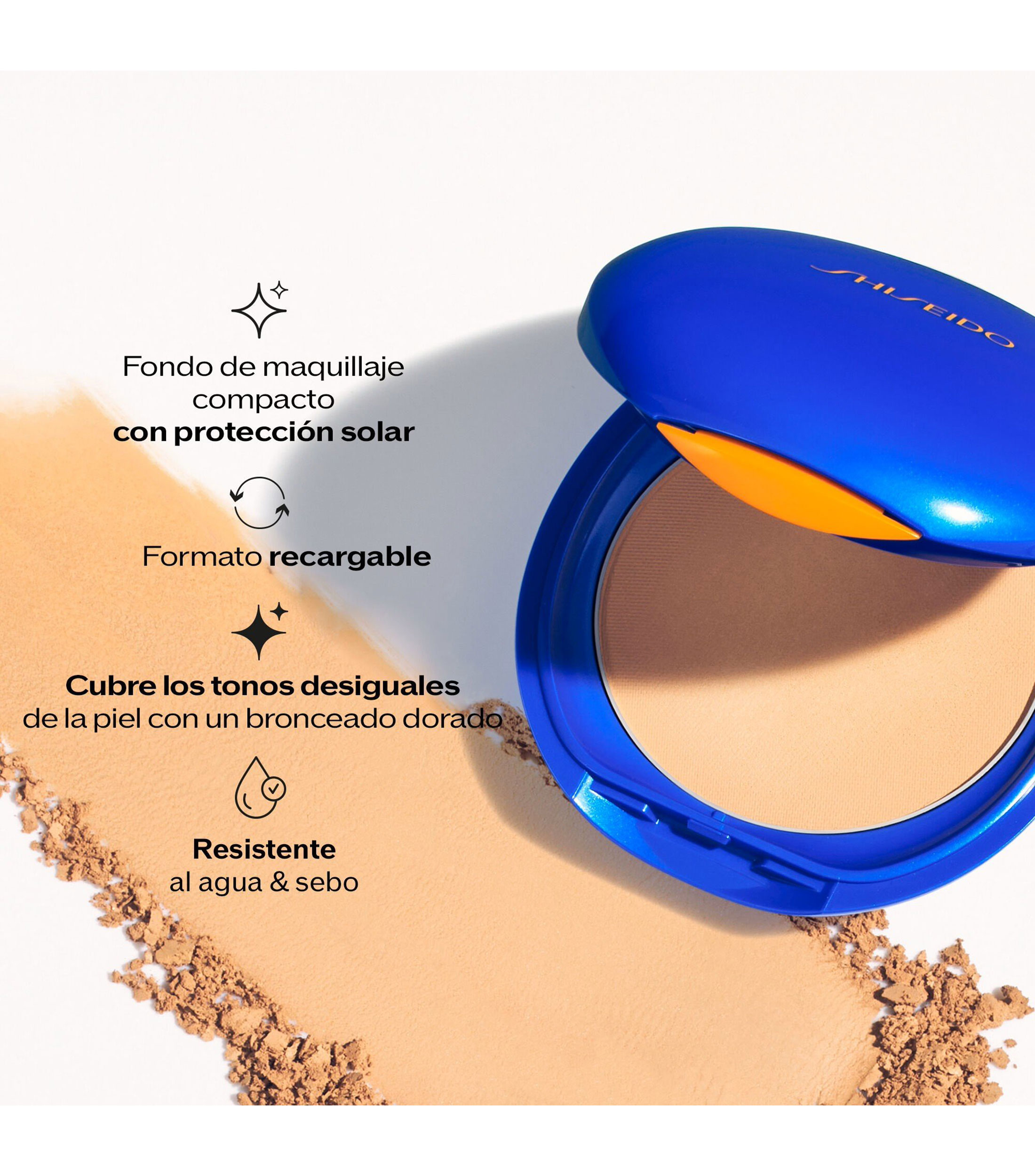 Case de maquillaje para base protectora UV Protective Compact Foundation SPF30