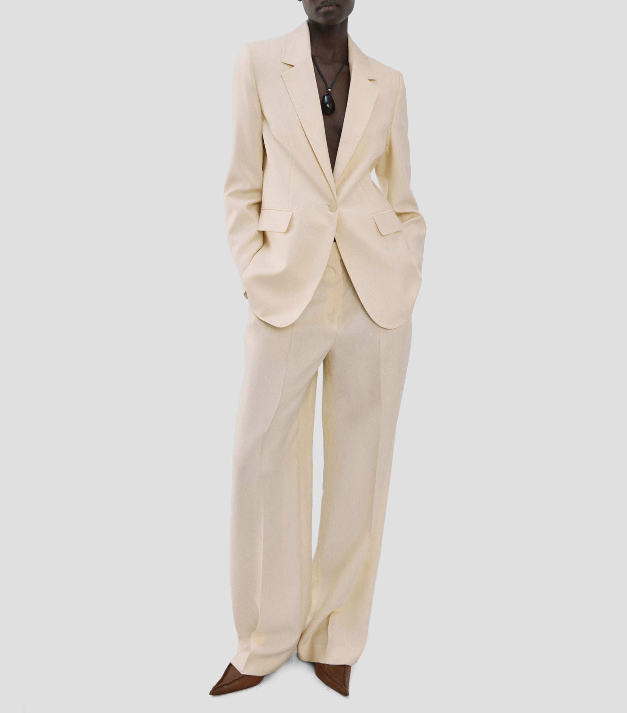 Blazer liso Mujer