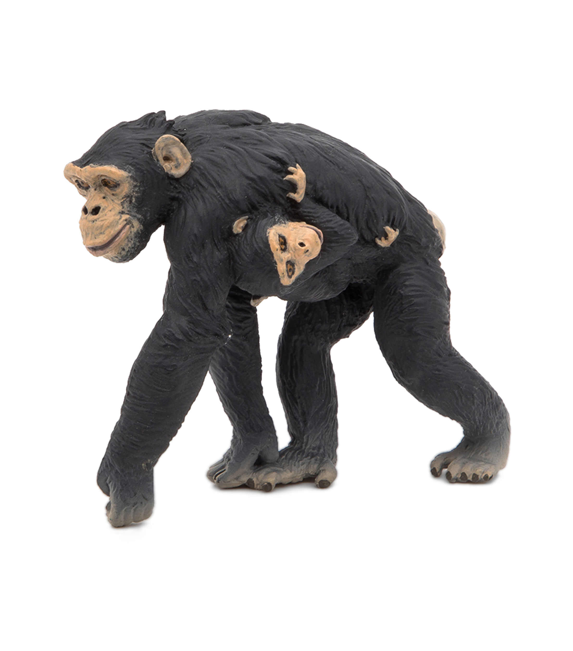 Figura Coleccionable Chimpancé con bebé
