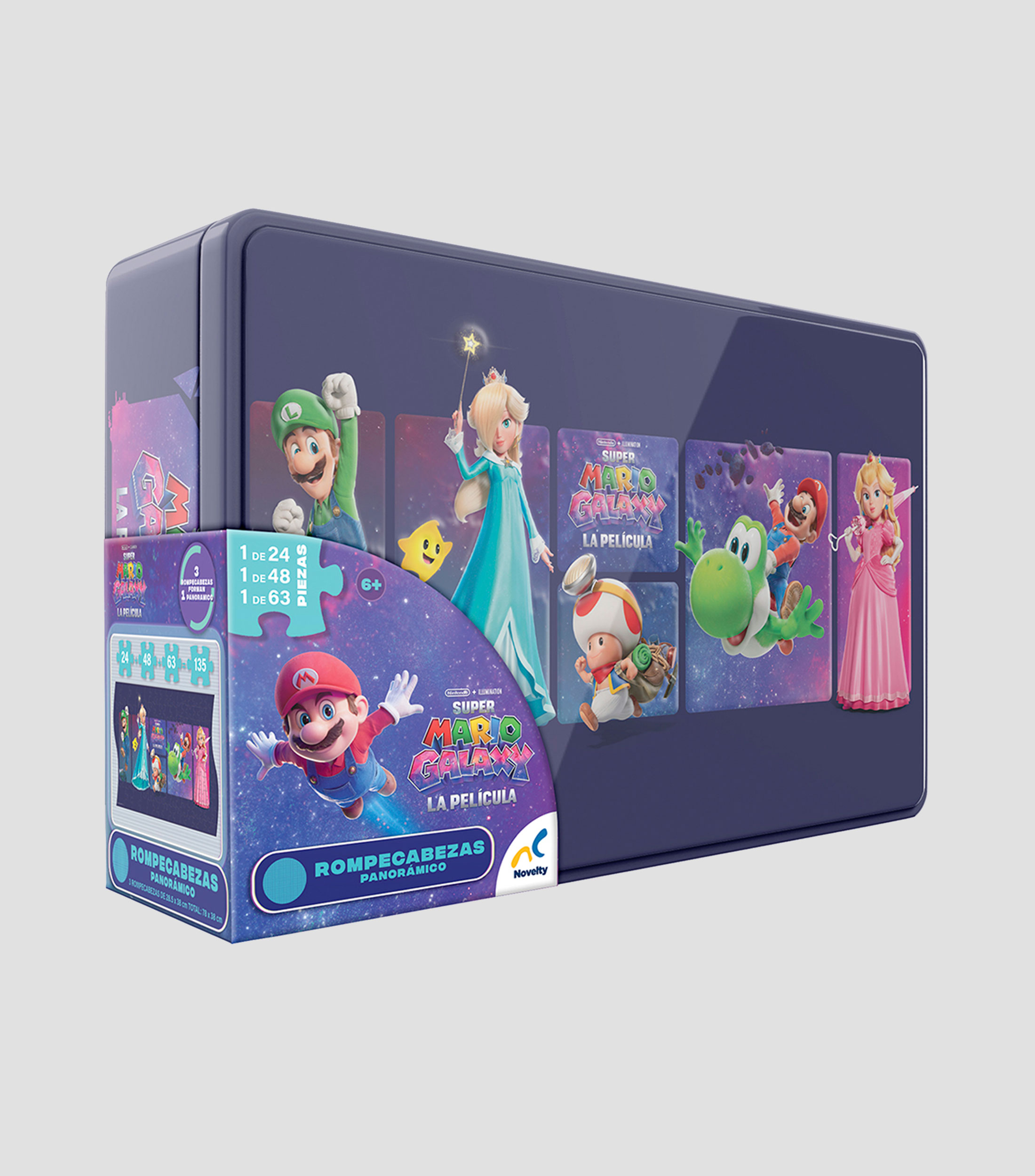 Rompecabezas Panorámico Tin Super Mario Galaxy