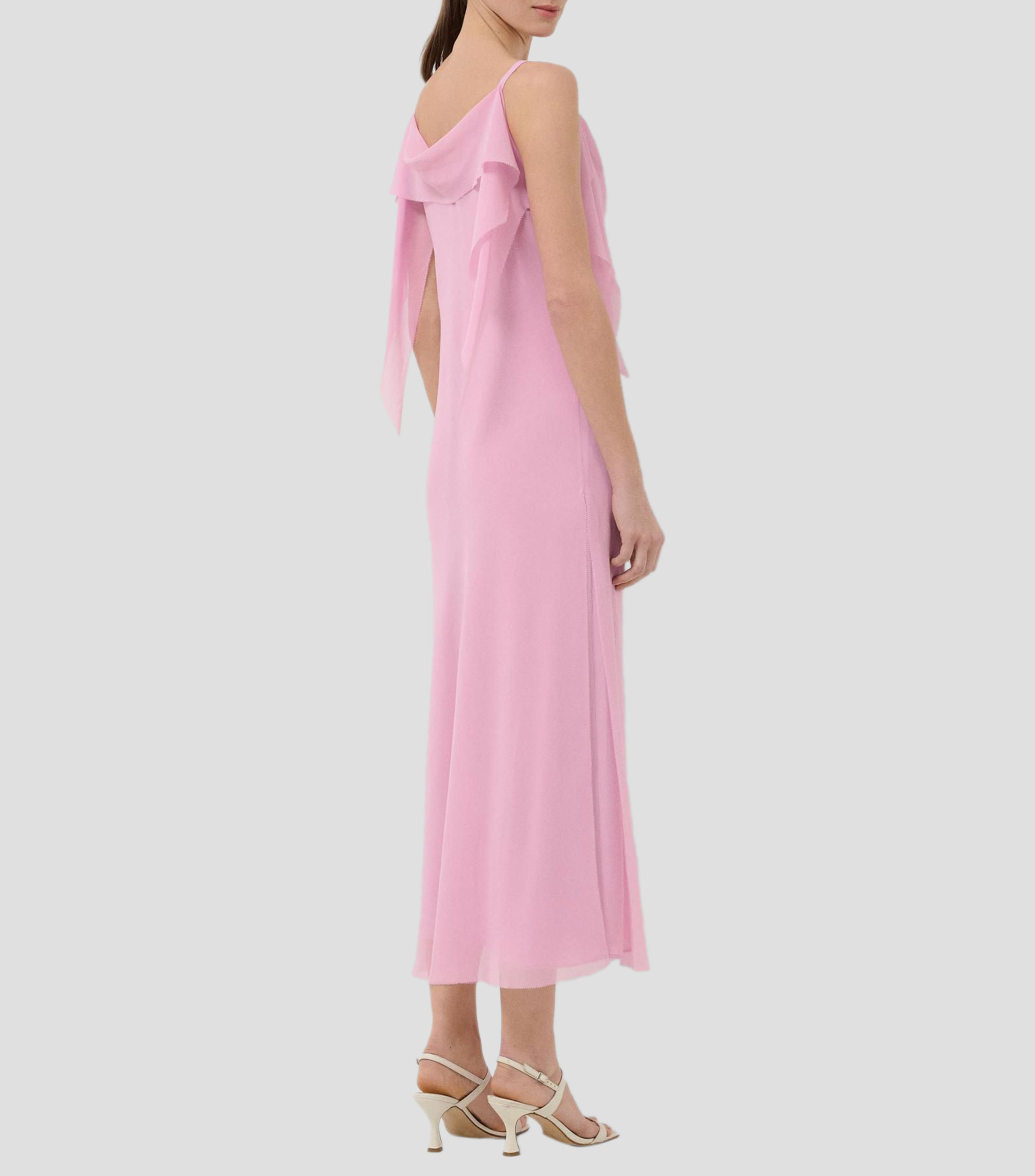 Vestido largo liso Mujer