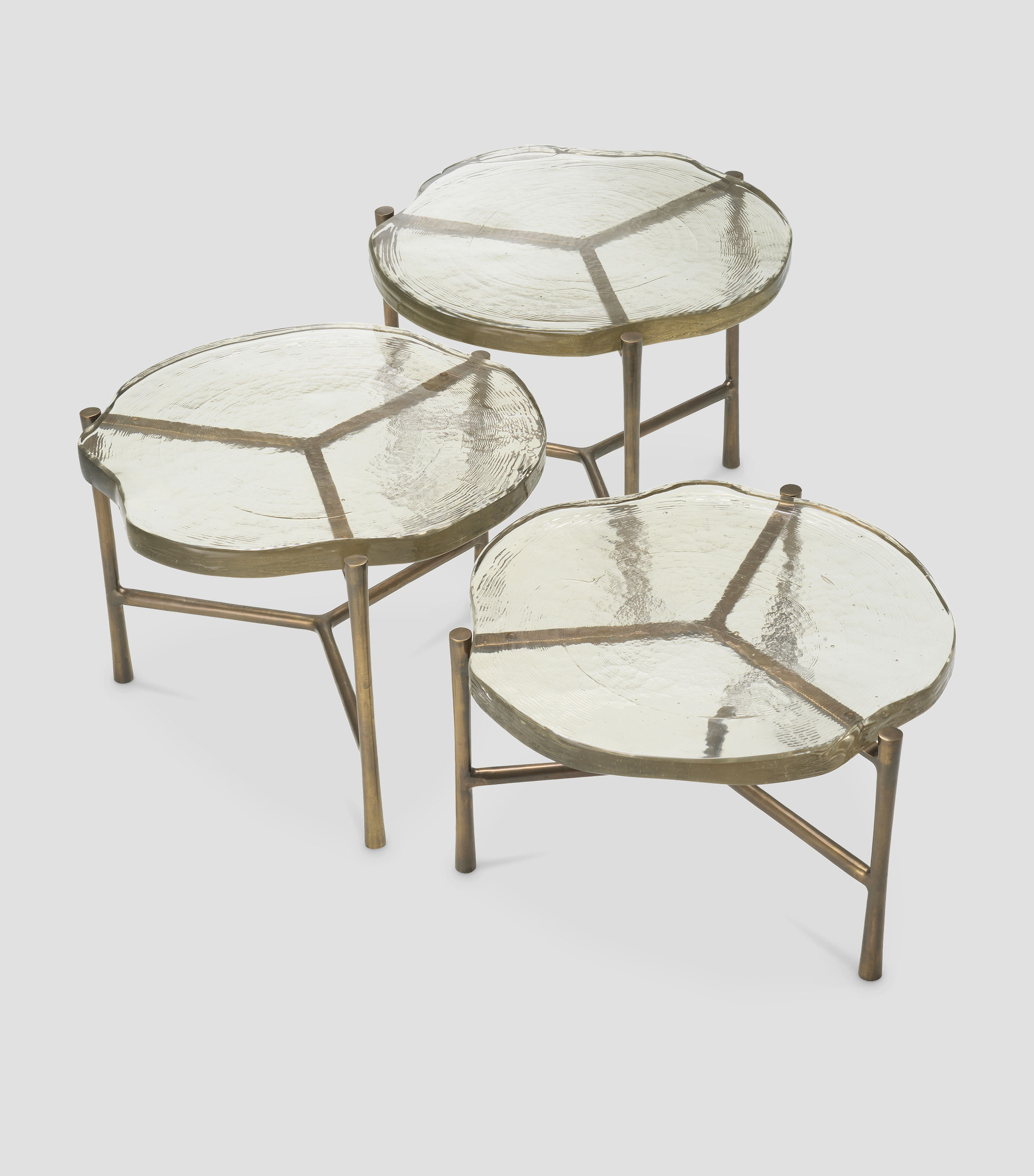 Set 3 mesas de cafe Baldovini