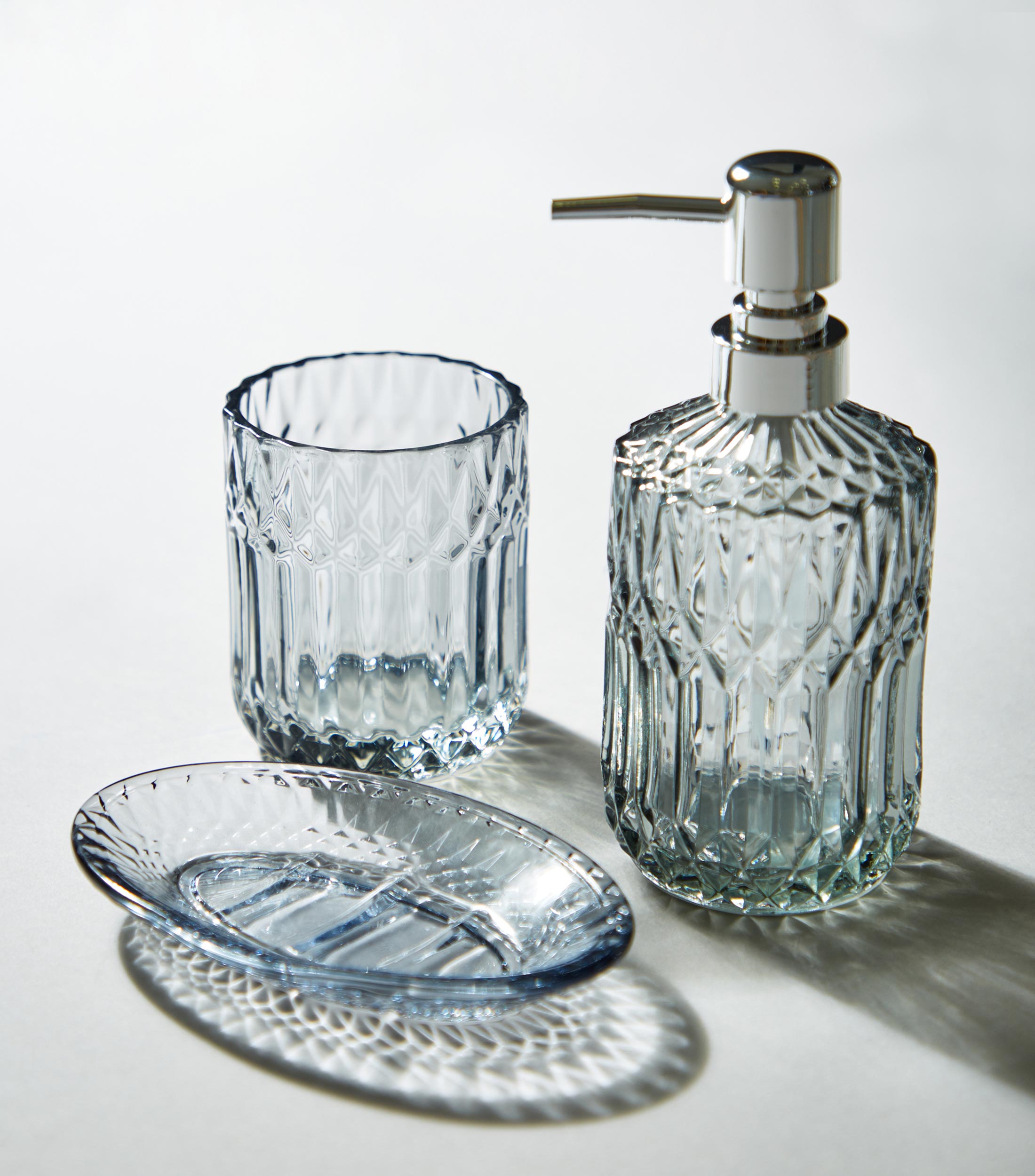 Vaso para baño Dakar gris