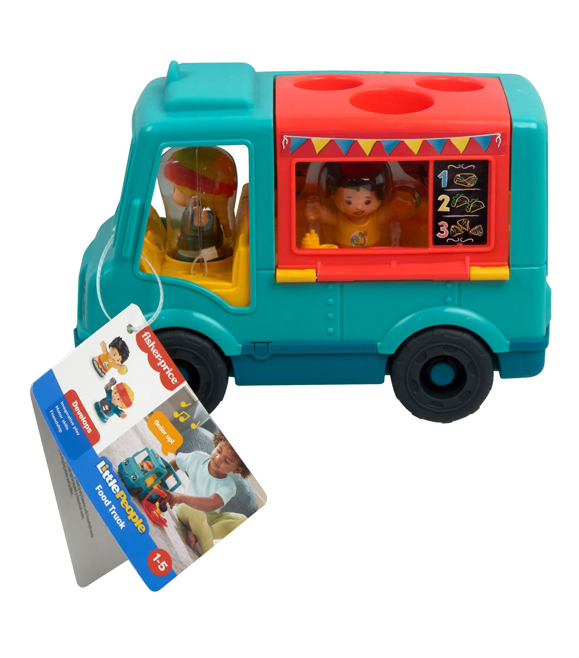 Playset Little People - Camión de Comida
