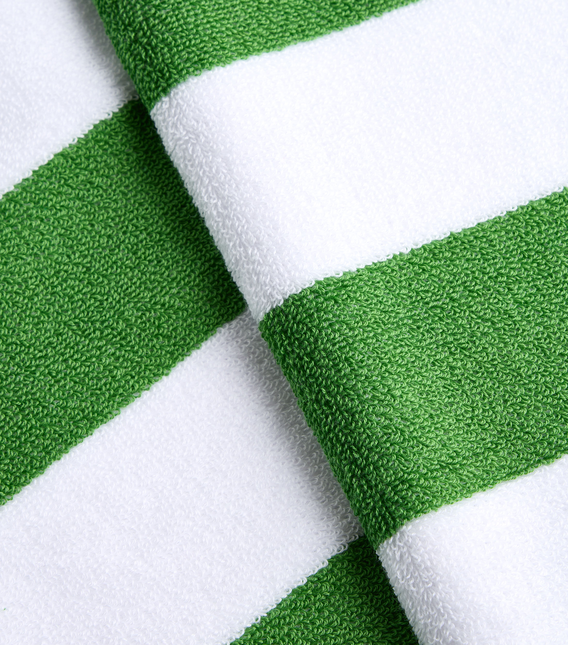 Toalla para perro XL verde/blanco