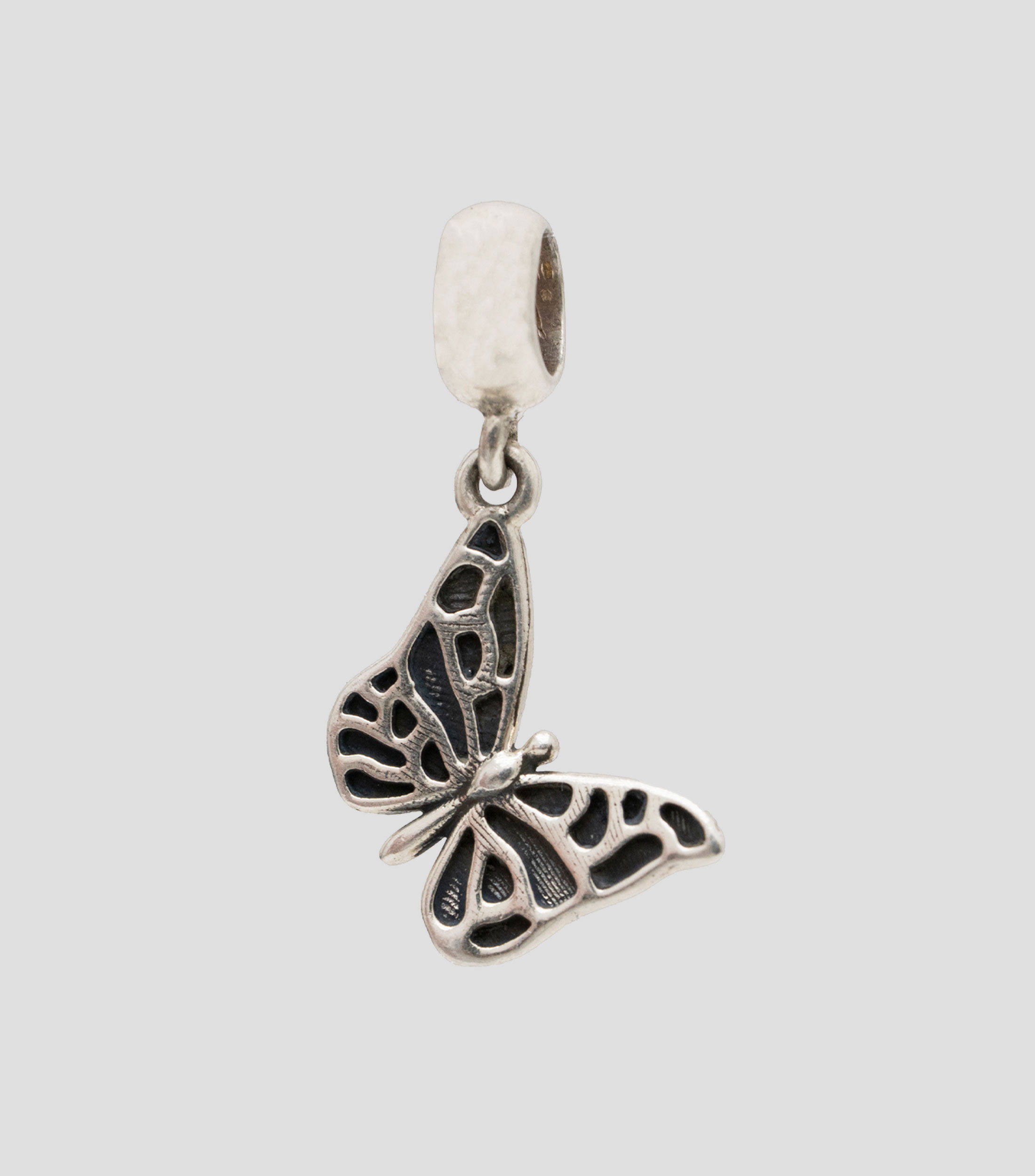 Charm Mariposa en plata .925 Mujer