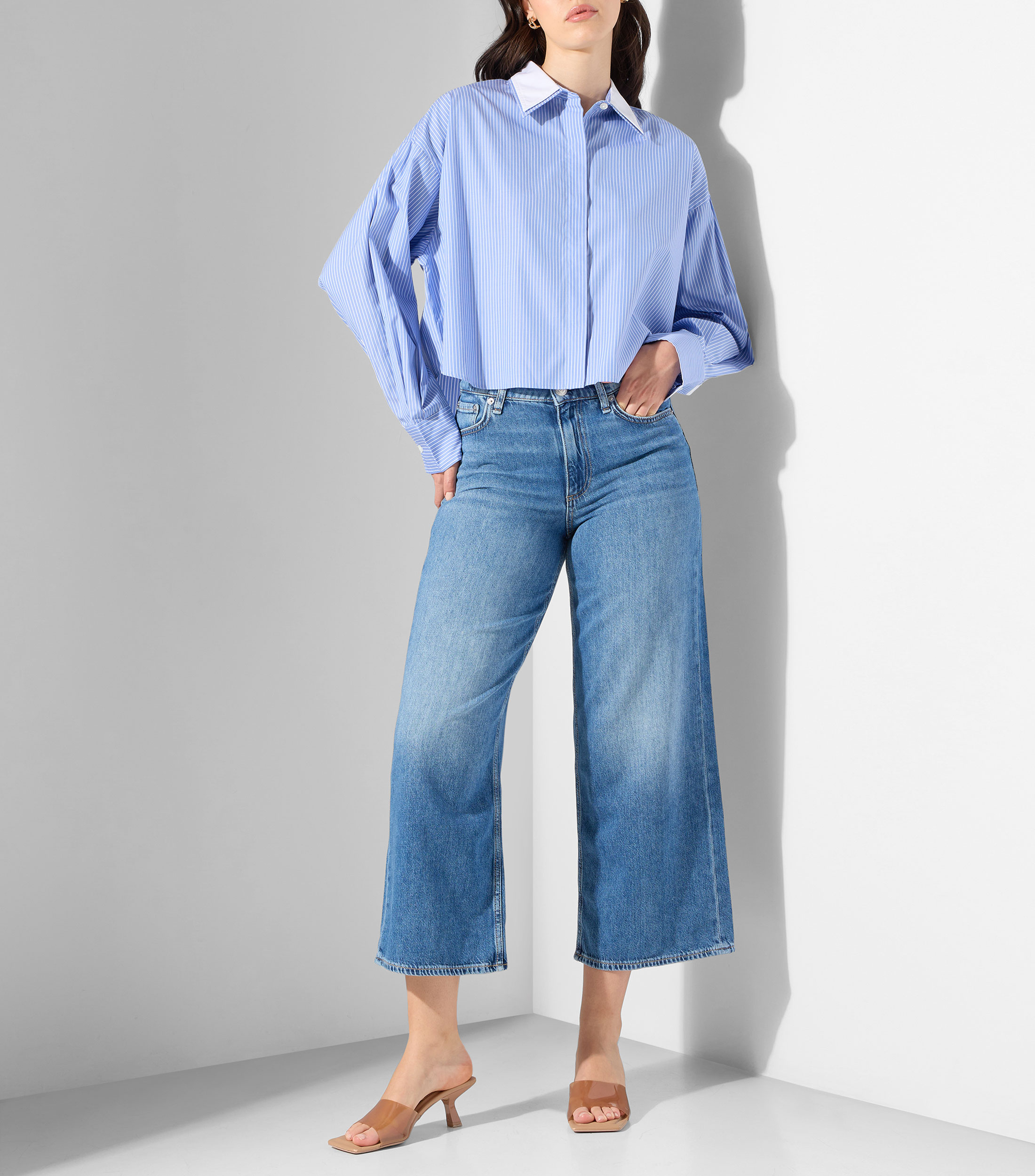Jeans wideleg Mujer