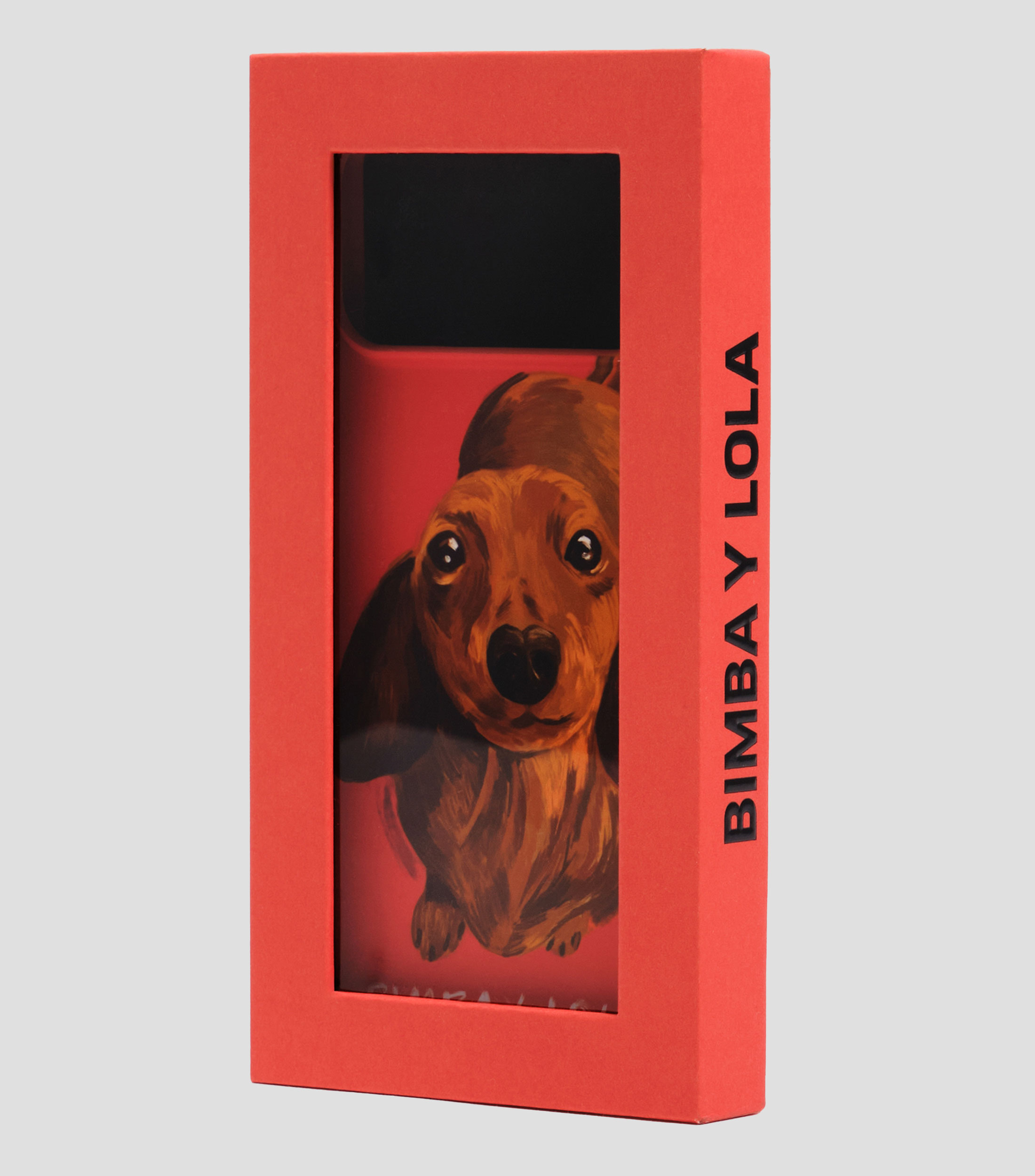 Funda rígida iPhone 17 Pro Max teckel roja