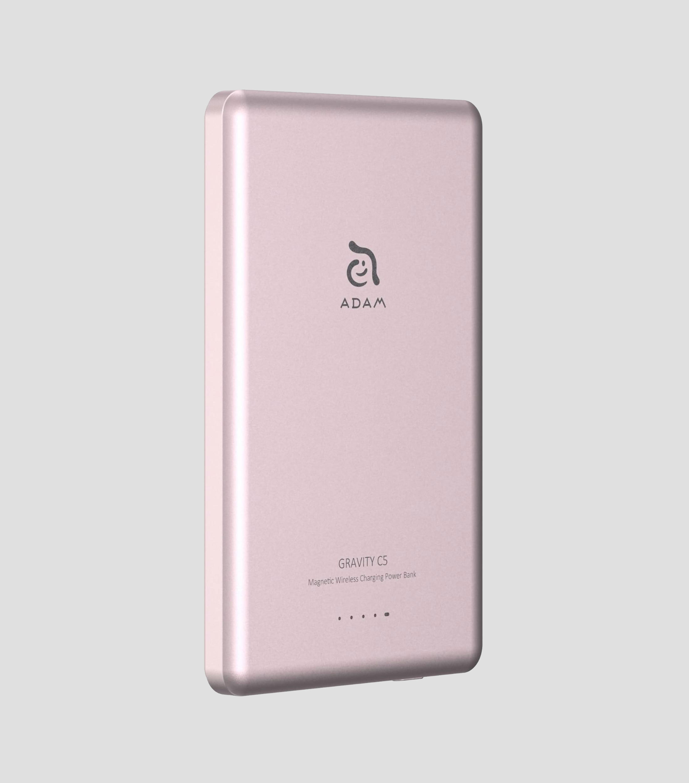 Bateria Portatil Magnetica GRAVITY C5 5,000 mAh Rosa