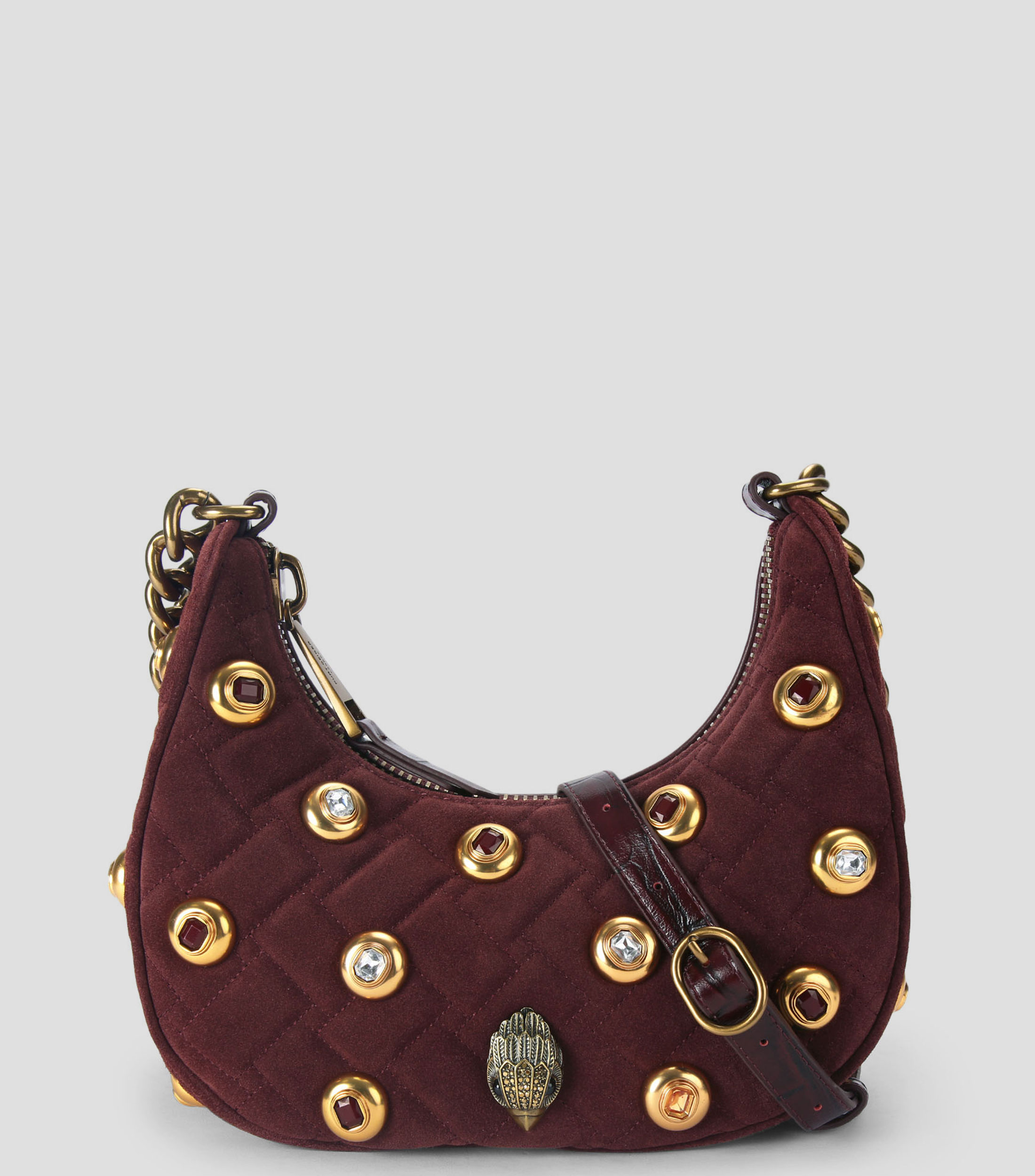 Bolsa hobo en piel Kensington Small Gems Mujer