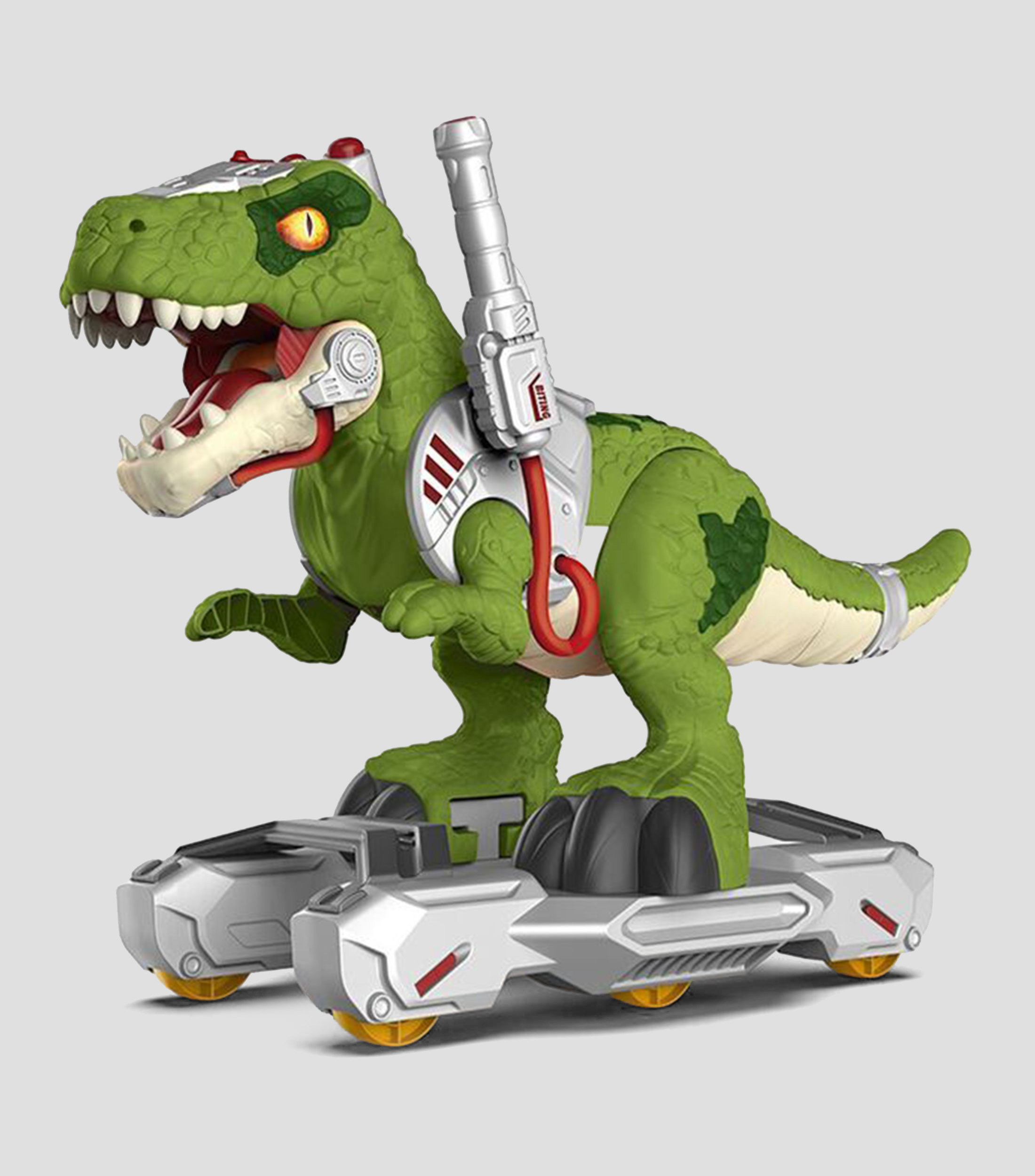 Dinosaurio Montable sobre ruedas