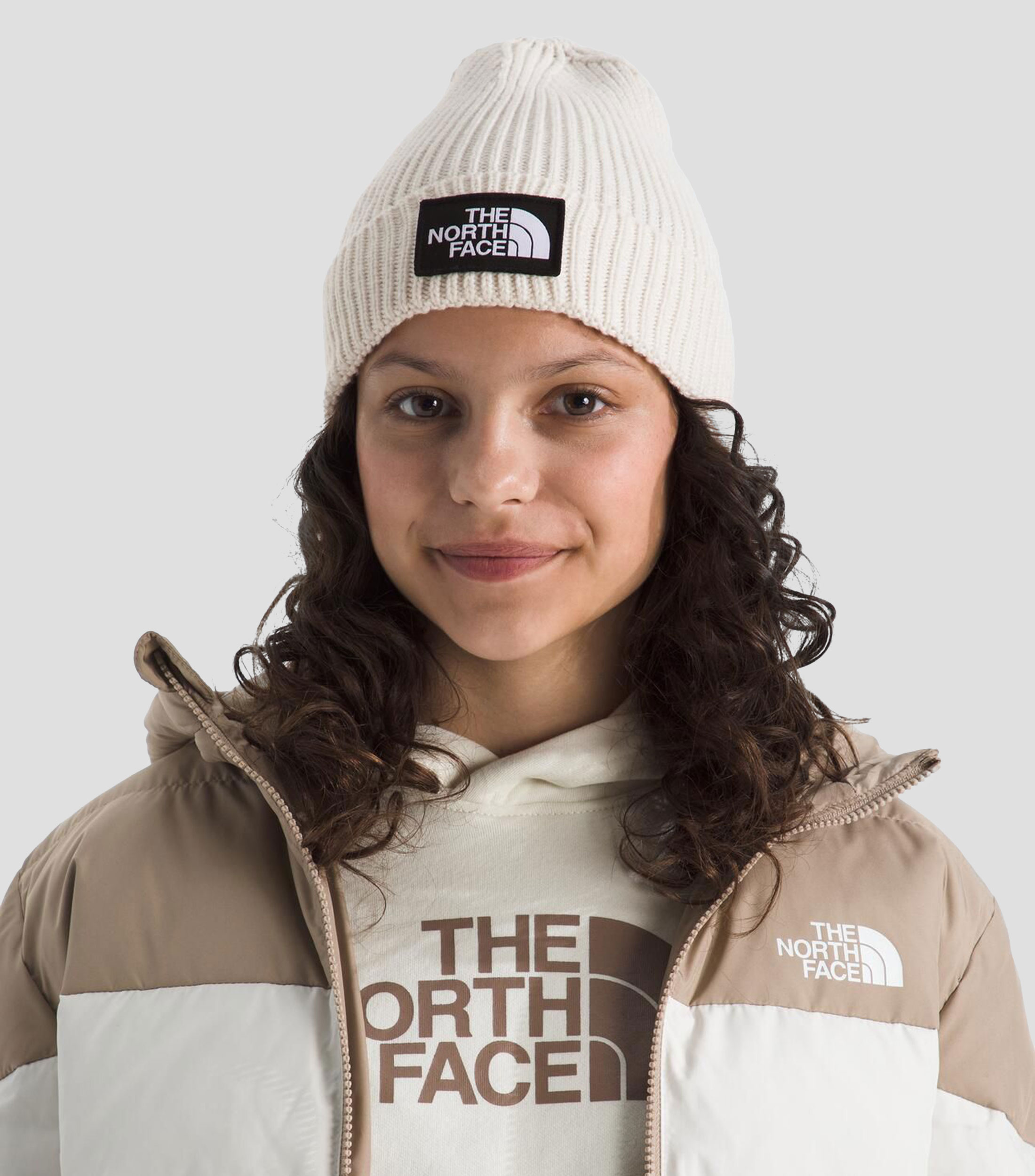 Gorro en tejido de punto TNF con logotipo Niña