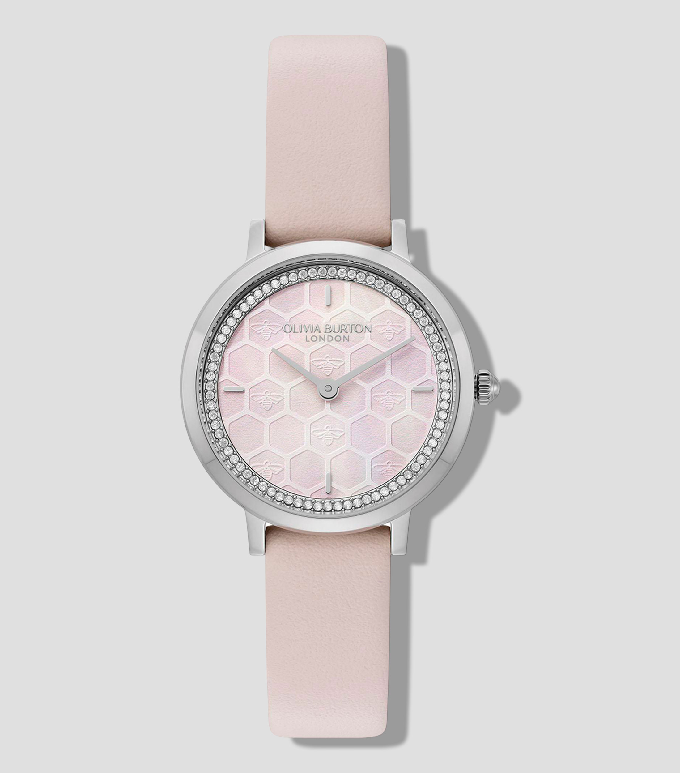Reloj para Mujer Honeycomb Casual, Plateado