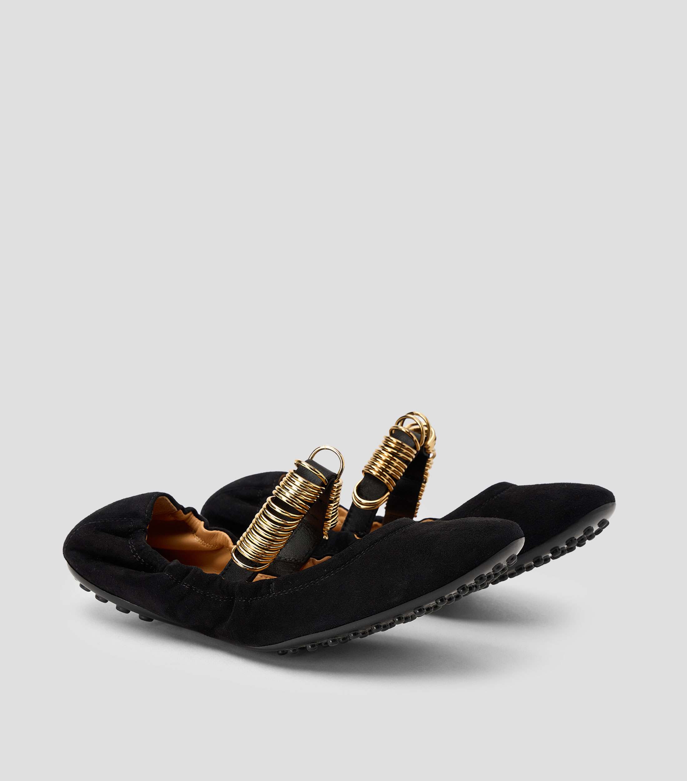 Flats Dee Fascia Anelli en piel con anillas Mujer