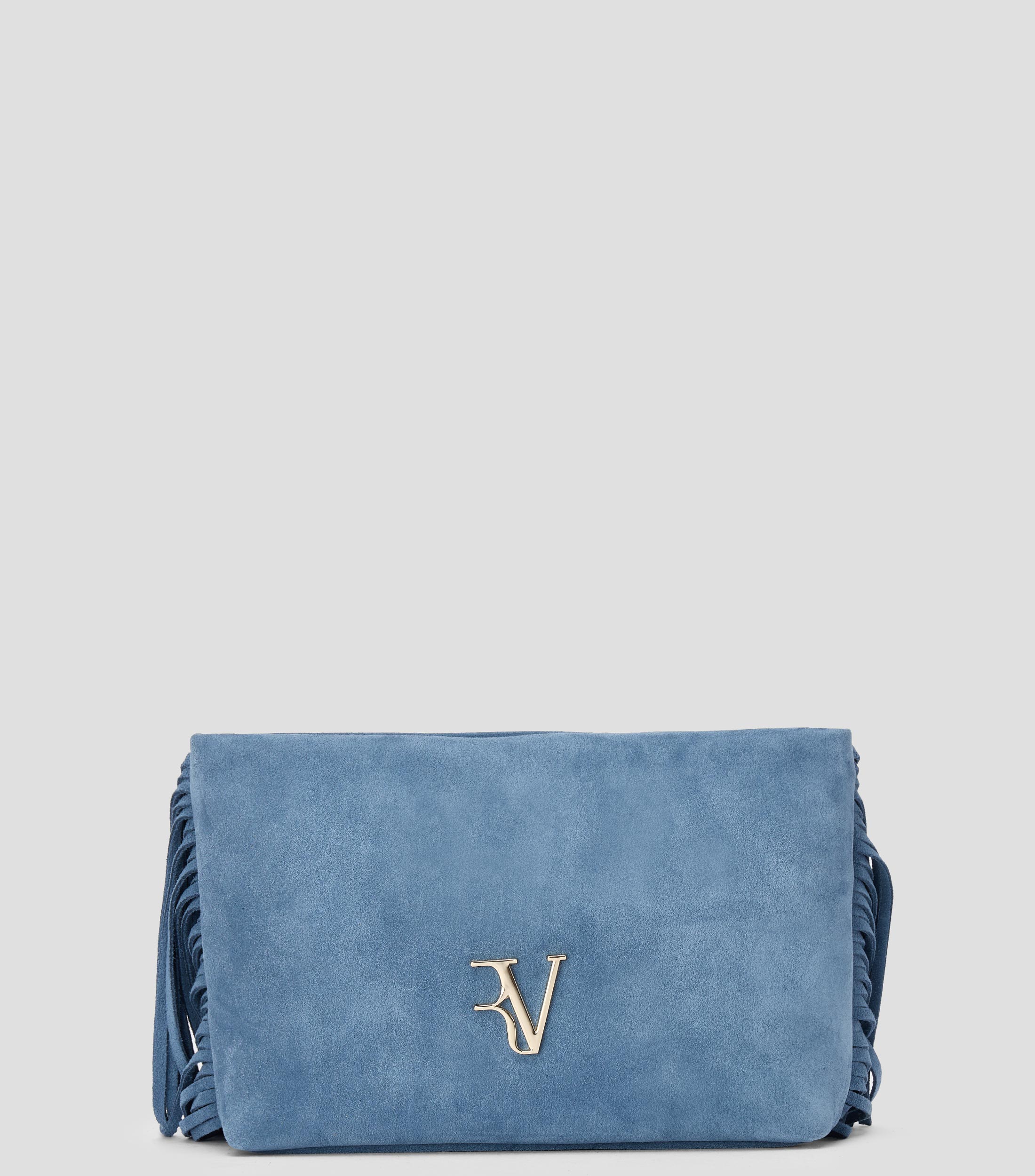 Bolsa Crossbody en piel vacuna Cleo lisa Mujer