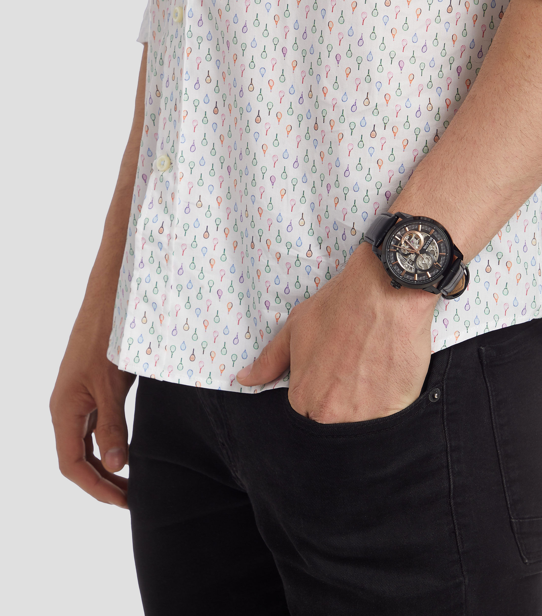 Reloj para Hombre Sutton Casual, Negro