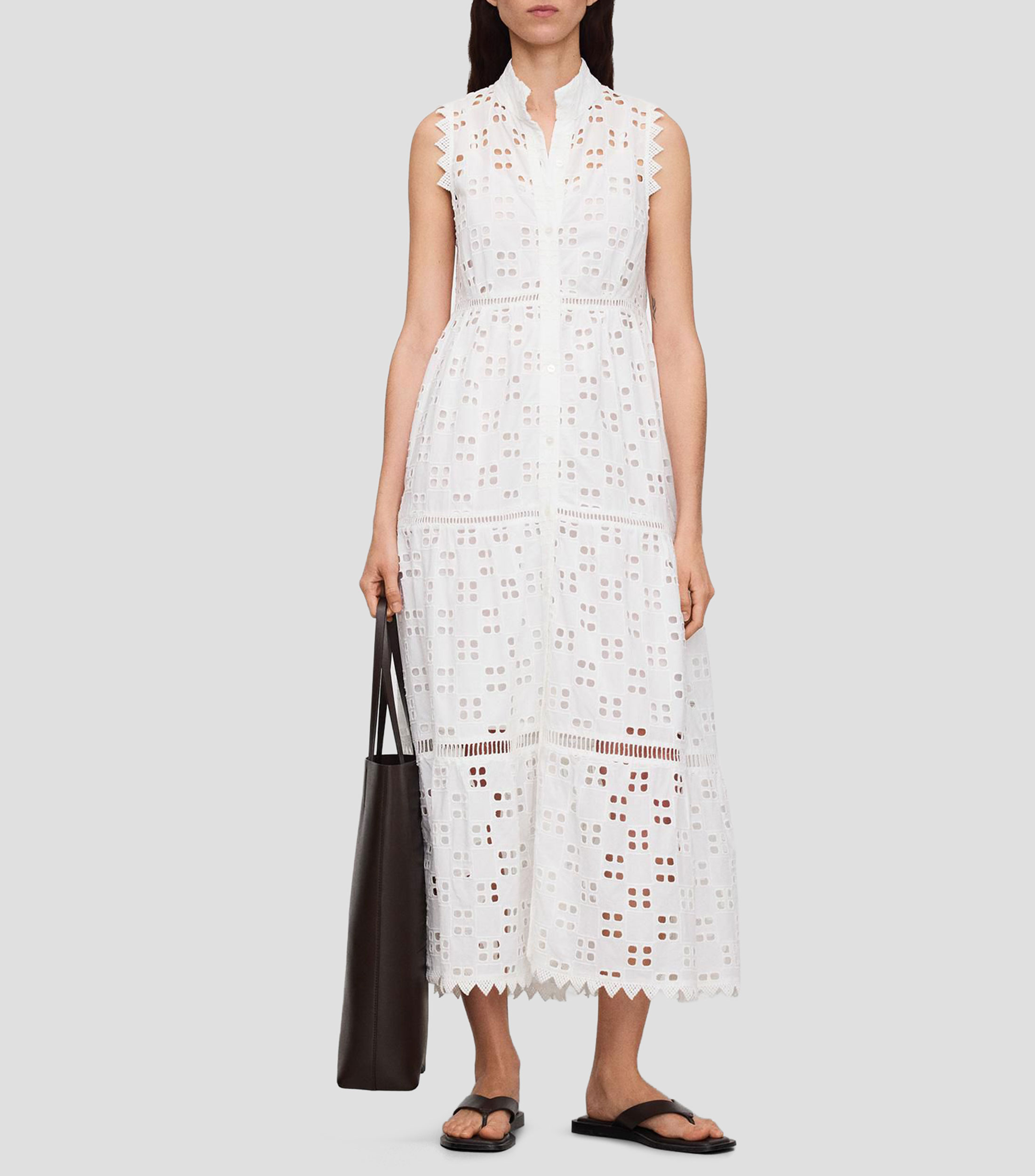 Vestido midi fantasía Mujer