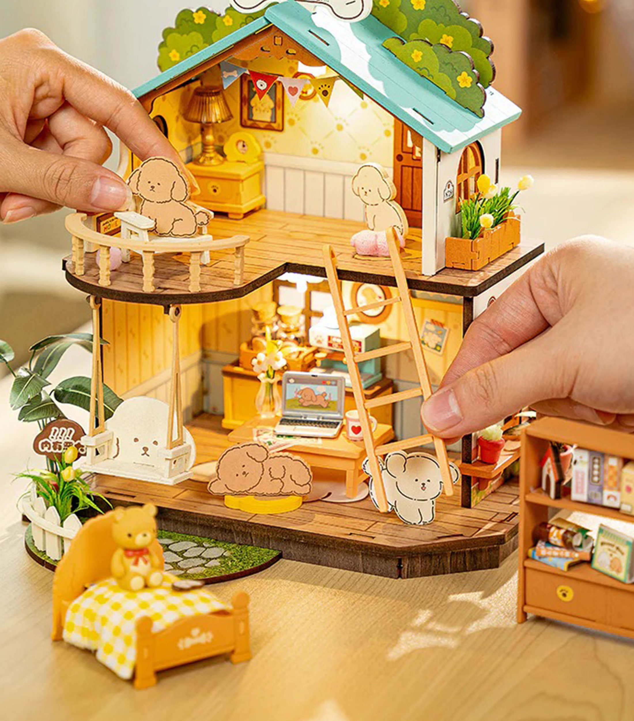 Armable 3D Acogedora Villa Perrito