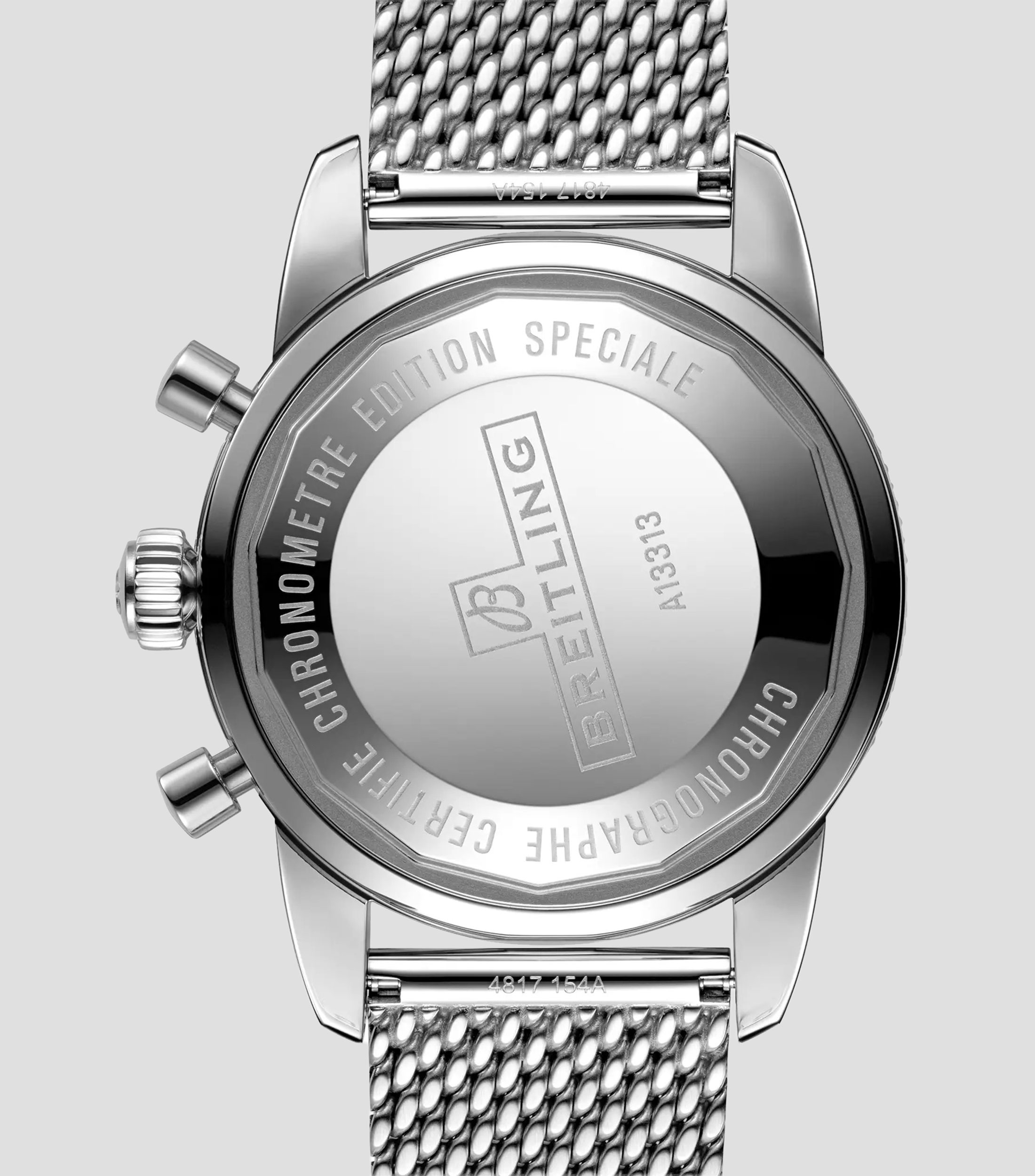 Reloj para Hombre Superocean Heritage Chronograph 44 deportivo plateado