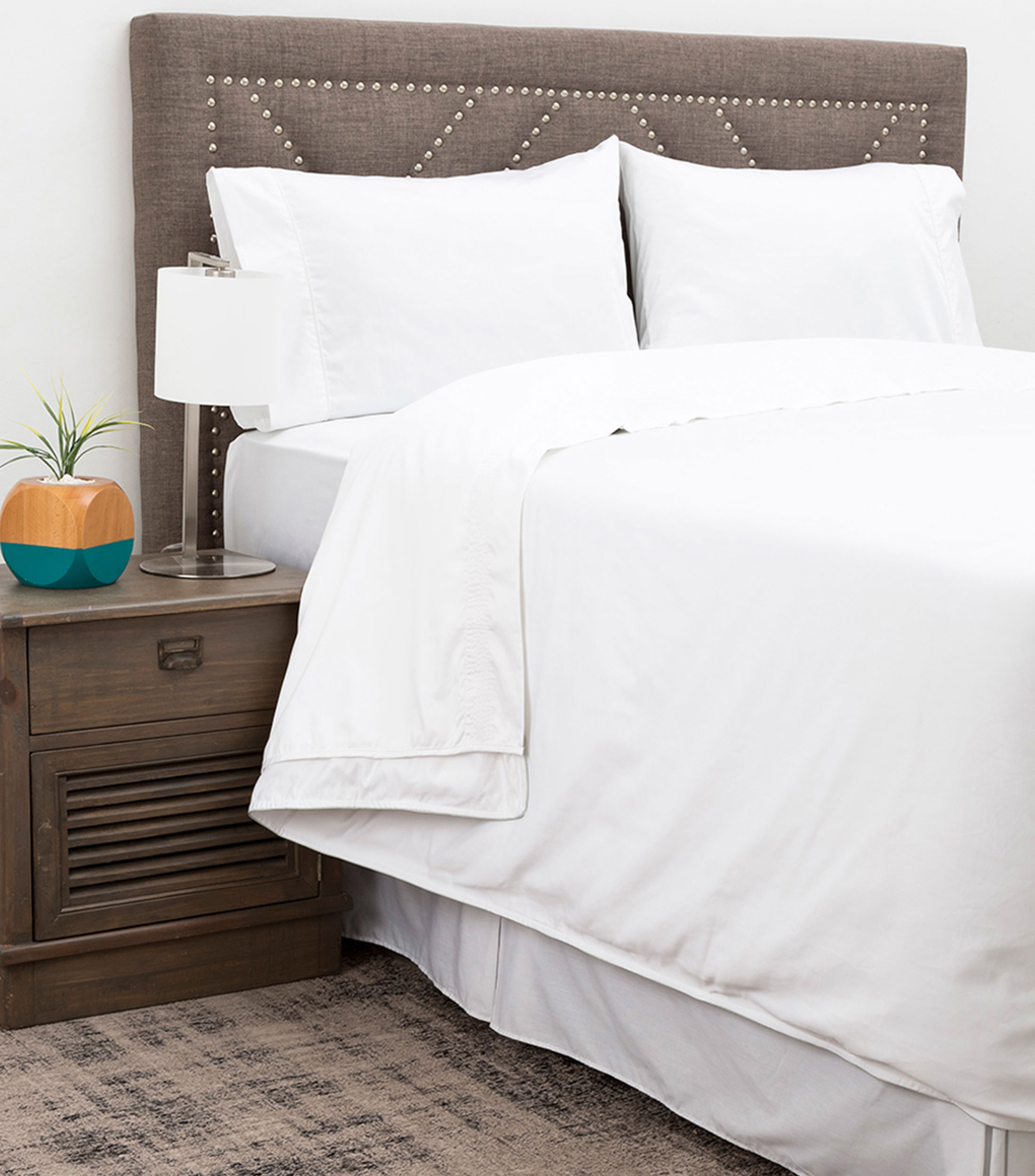 Funda para Duvet King Size Algodón Blanco