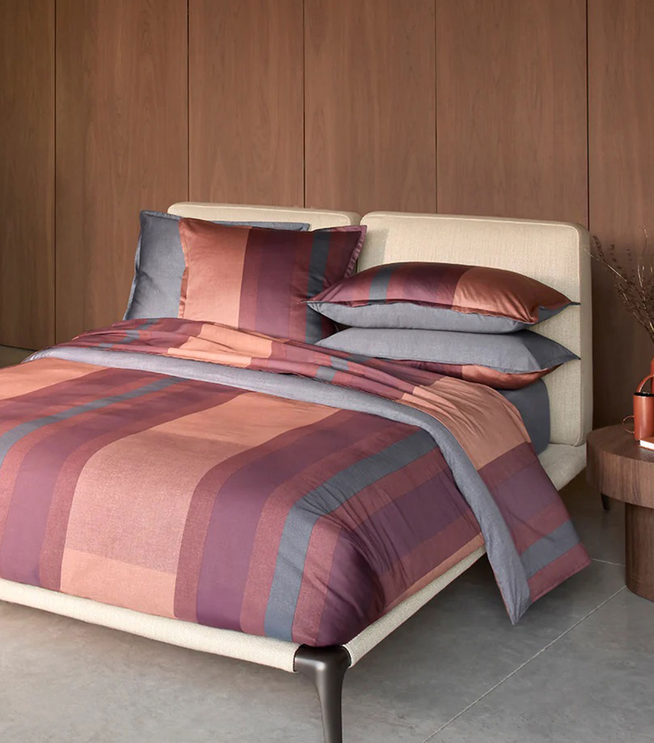 Funda para almohada estándar en algodón Finn