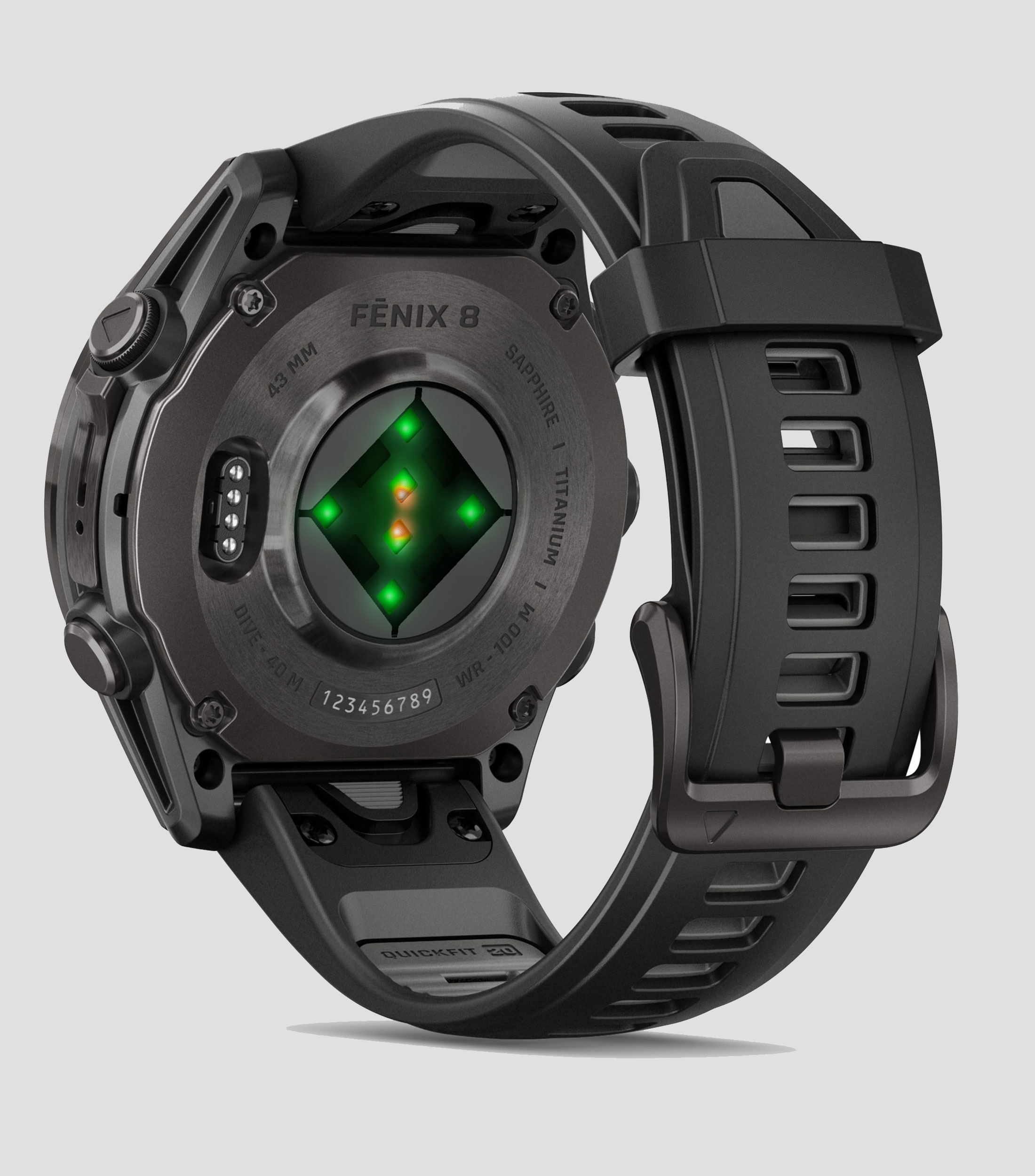 Smartwatch para entrenamiento Fenix 8 Unisex