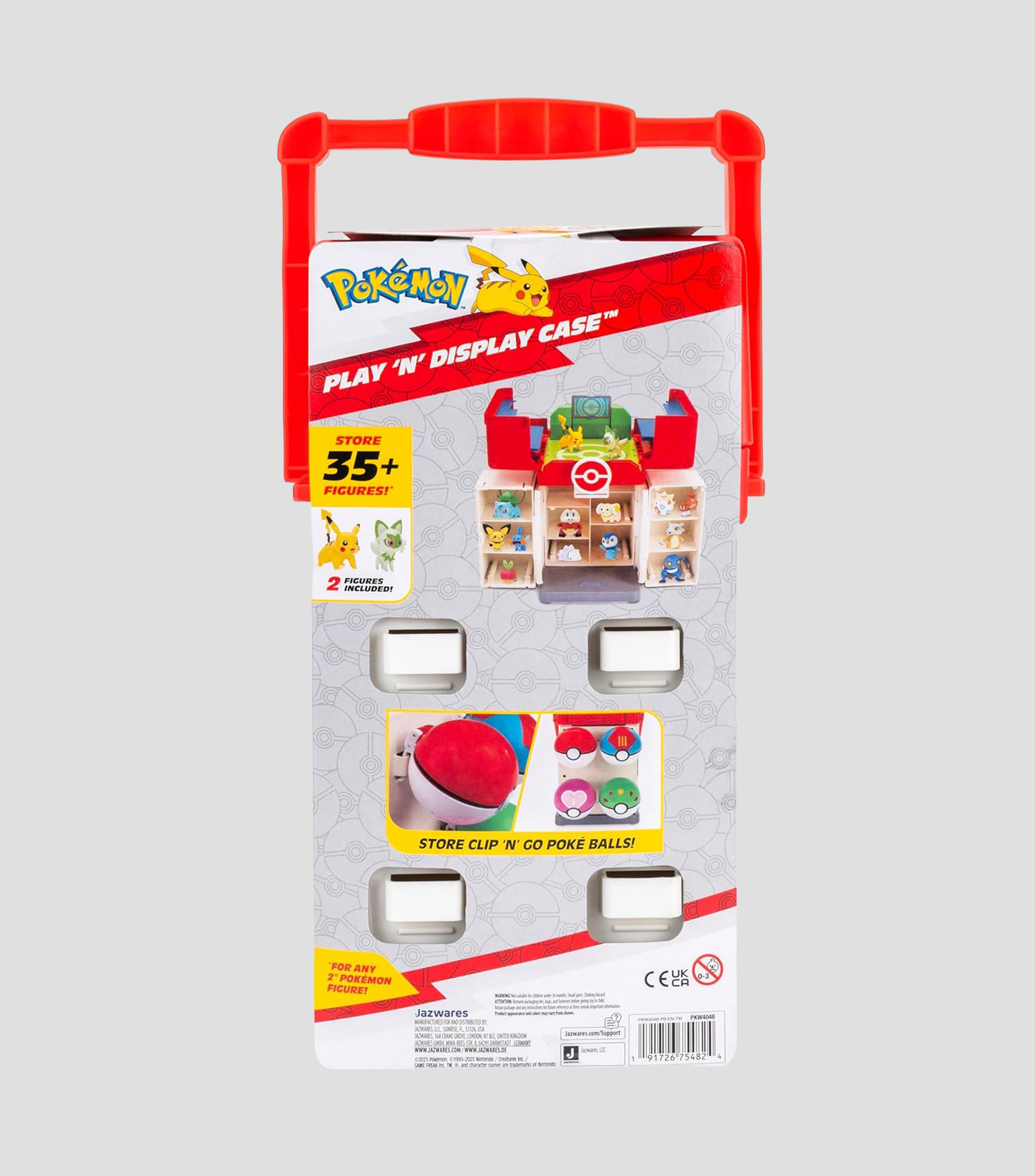 Set de juego de batalla con vitrina para figuras Pokémon