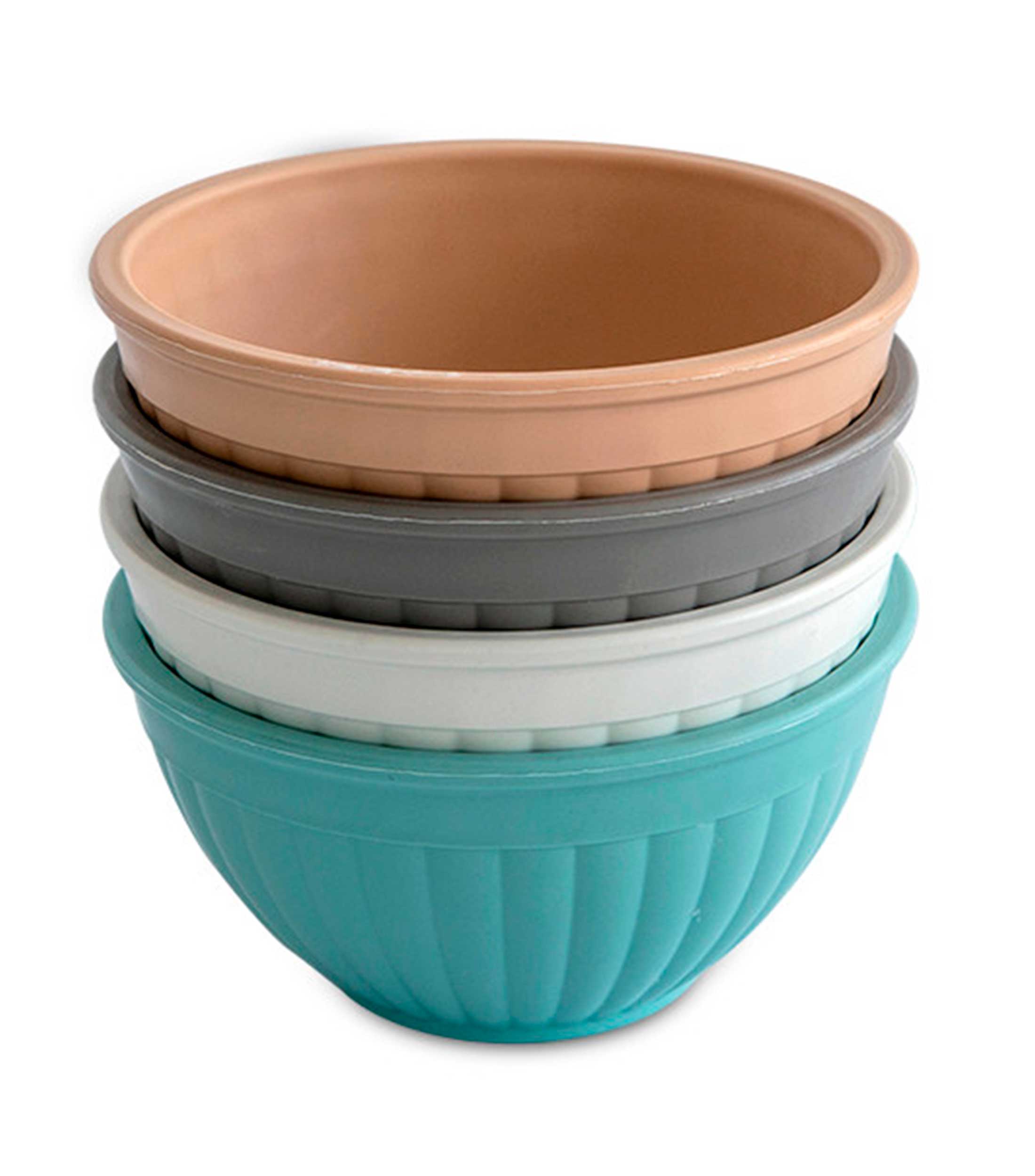 Set 4 mini bowls en plástico