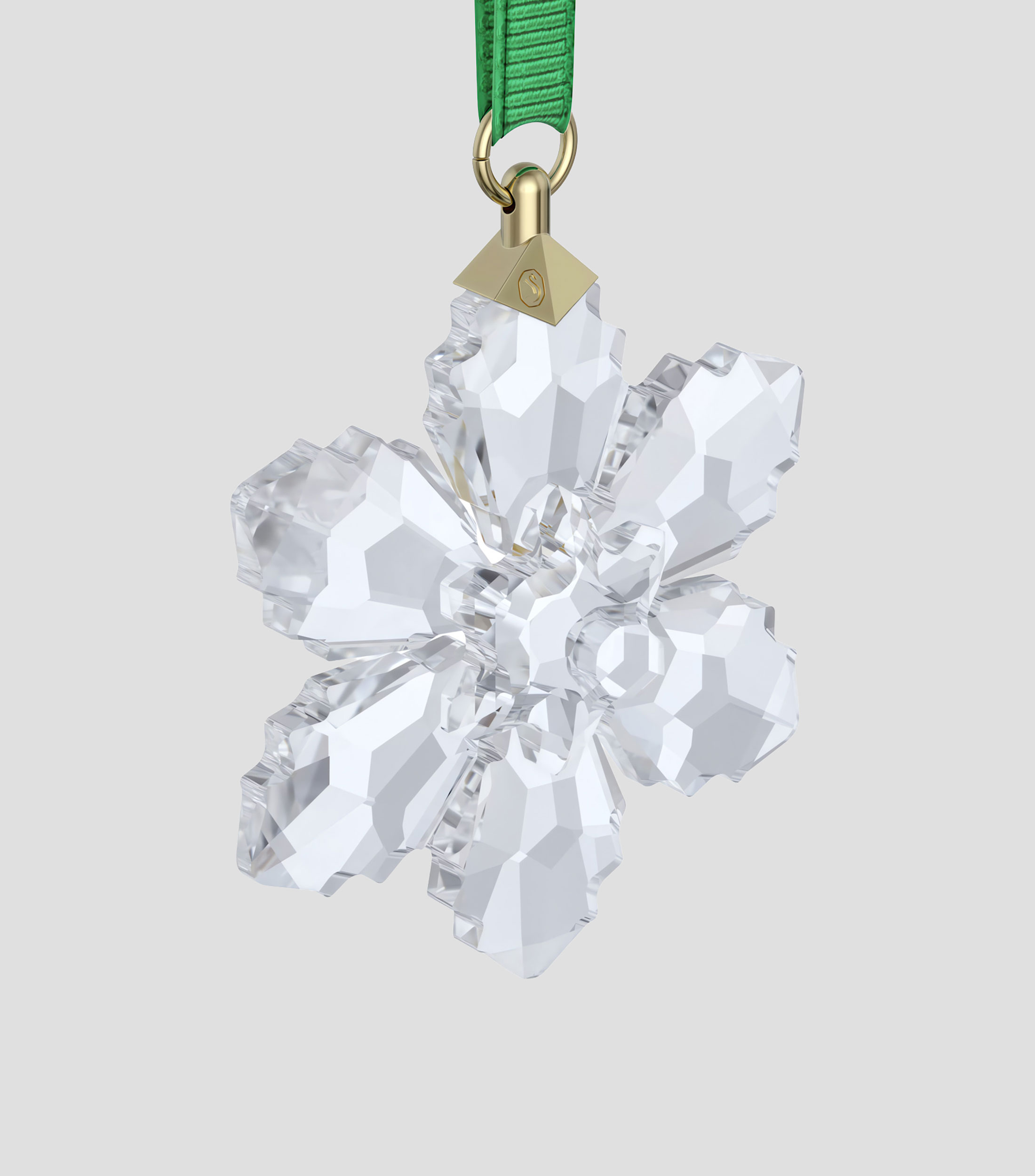 Figura Decorativa Copo de Nieve en Cristal